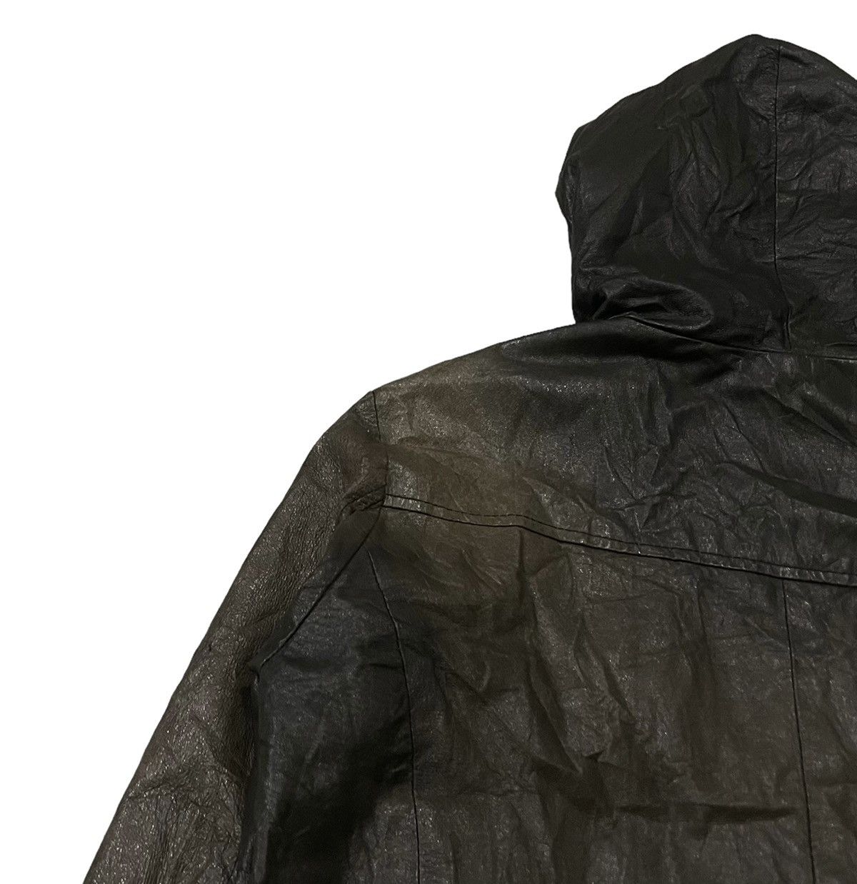 If Six Was Nine Vintage LHP Asymmetric Seditionaries Hoodie Leather Jacket Size US M / EU 48-50 / 2 - 15 Thumbnail