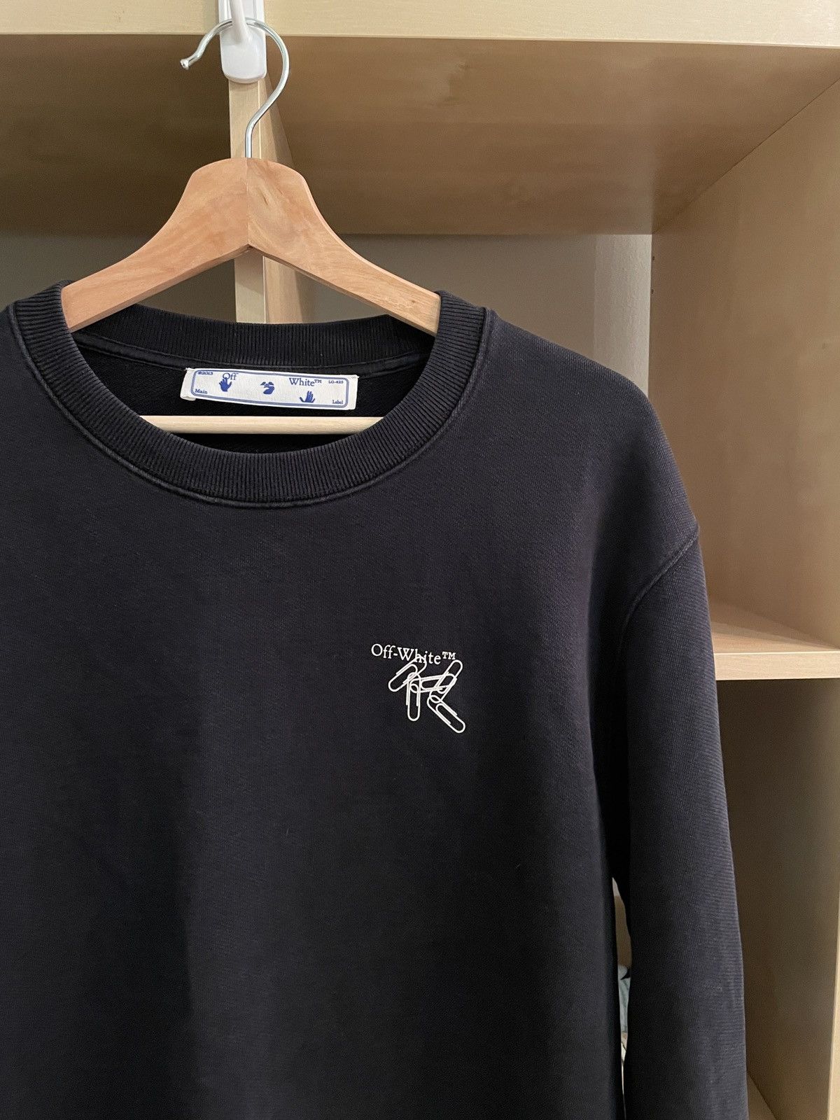 Off-White Off White Paperclip Crewneck Size US M / EU 48-50 / 2 - 6 Thumbnail
