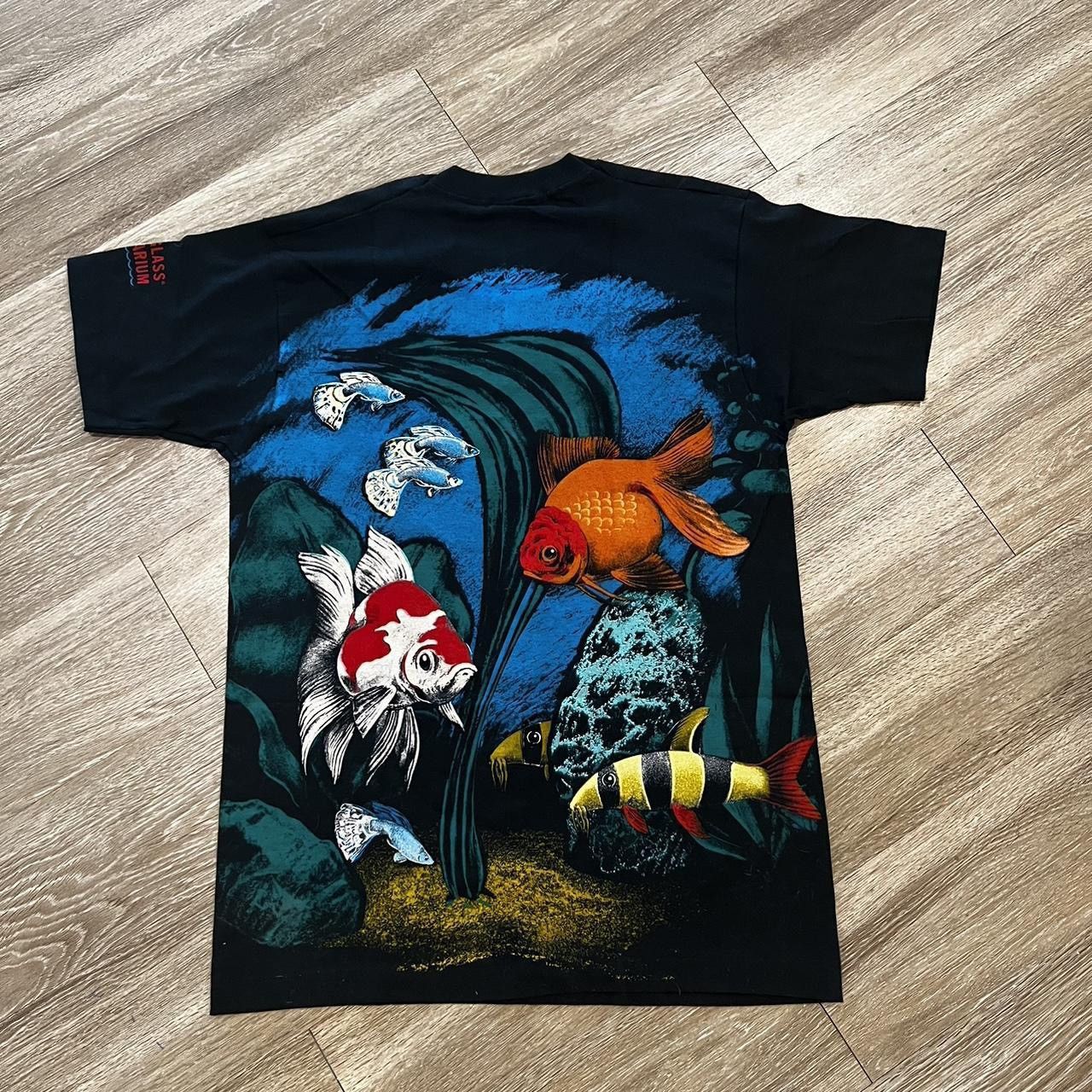 Other New Vintage 90s Fish Aquarium Sea Creature AOP Large T-Shirt Size US L / EU 52-54 / 3 - 2 Thumbnail