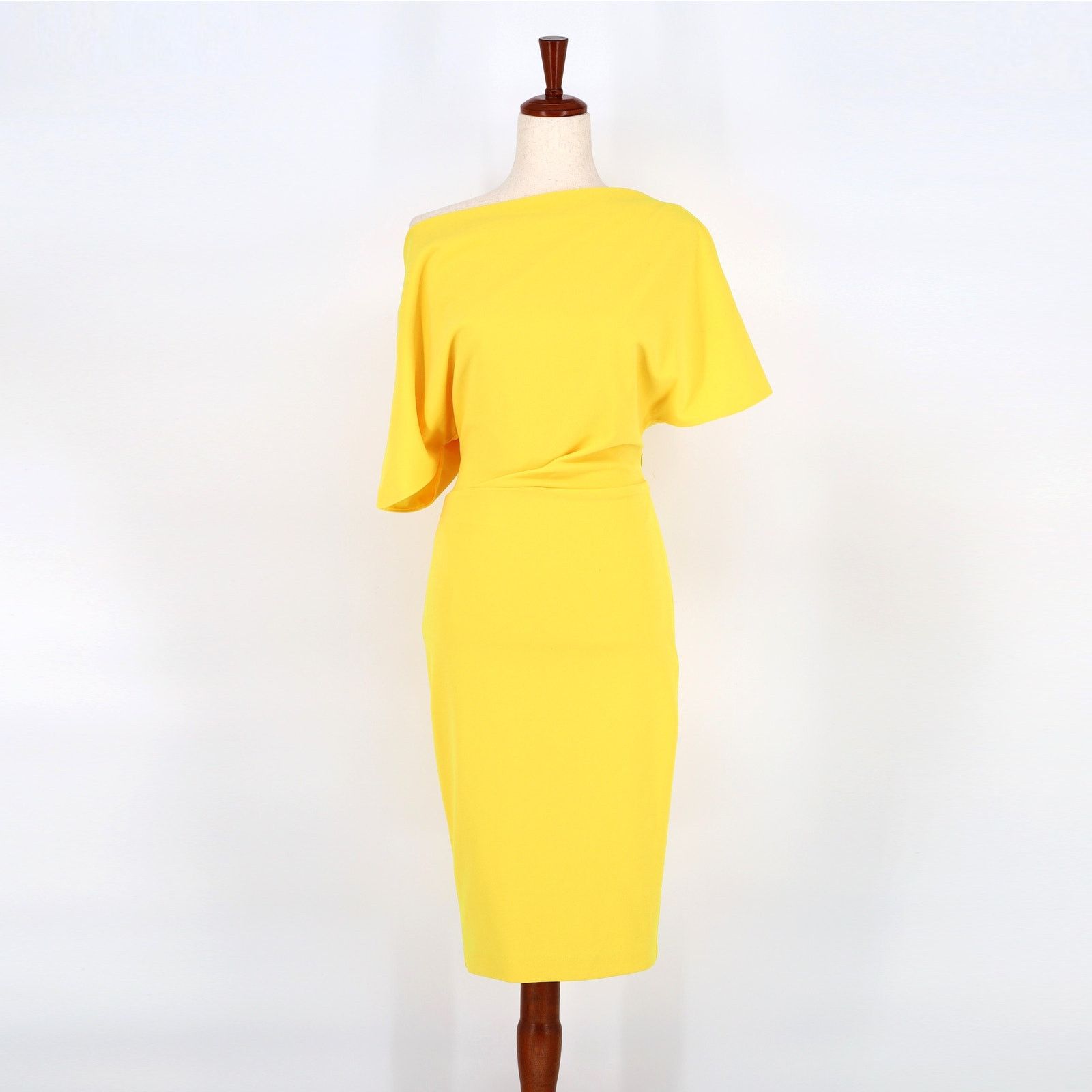 The Unbranded Brand Alexia Admor Women Draped One-Shoulder Dress Size XS Size XS / US 0-2 / IT 36-38 - 3 Thumbnail