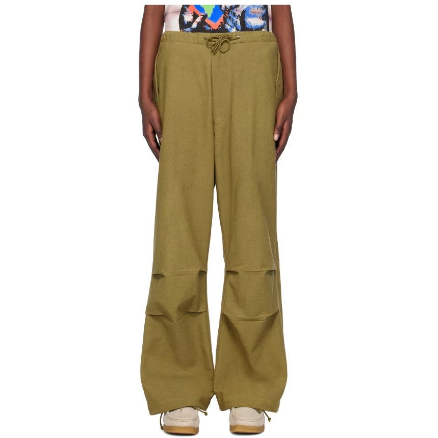 Story Mfg. Story mfg. Khaki Paco Trousers Wideleg slub canvas trousers Size US 30 / EU 46 - 2 Thumbnail