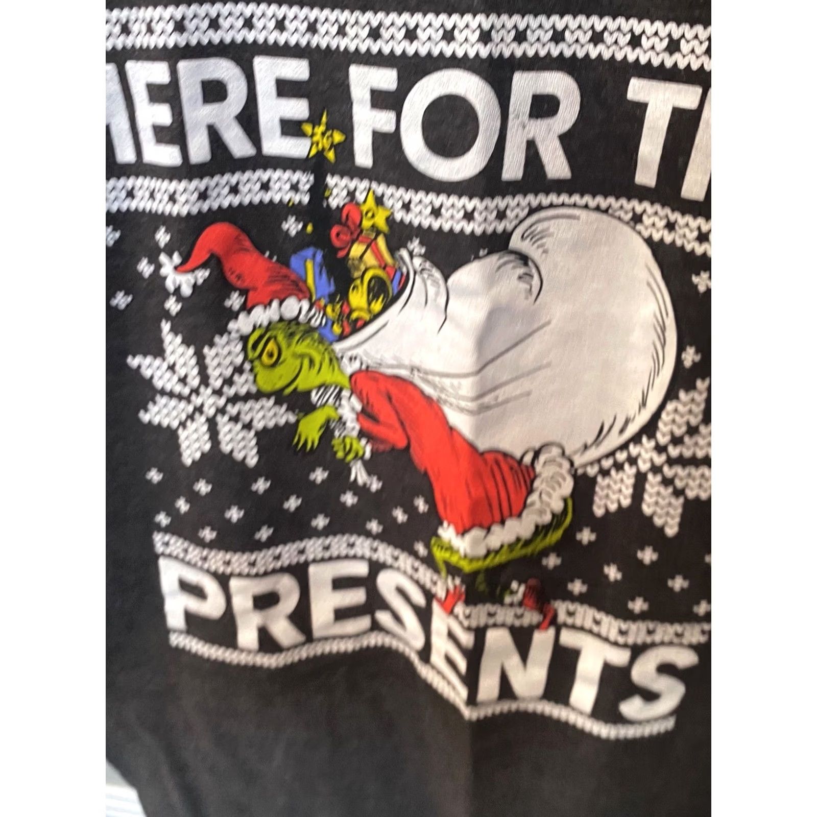 Vintage Celebrate Together Grinch Fear For The Presents Christmas Snowflake T SHIRT Med Shirt Mens Vest Size US M / EU 48-50 / 2 - 5 Thumbnail