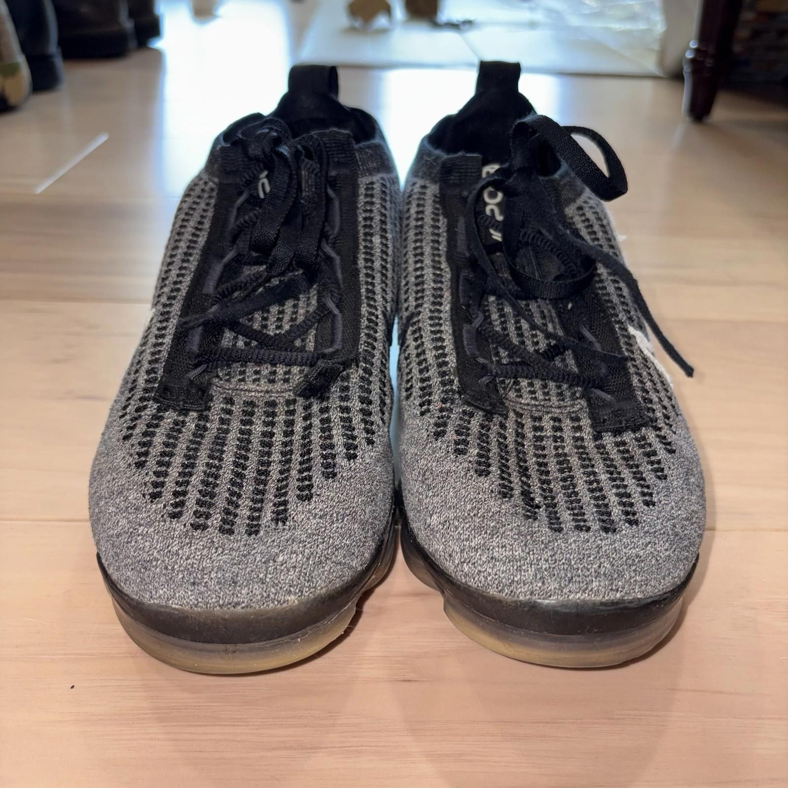 Nike Nike Vapormax 2021 Flyknit Black White Anthracite Mens 7.5 Size US 7.5 / EU 40-41 - 5 Thumbnail