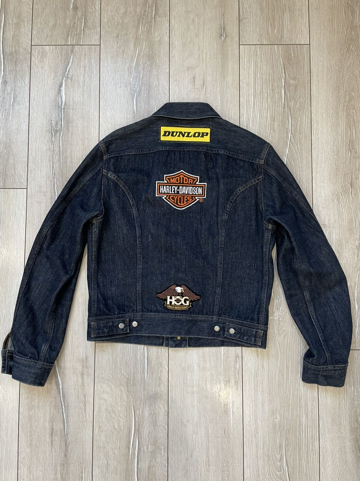 Diesel × Harley Davidson × Vintage Woman's Vintage Diesel Patches denim Jacket Harley-Davidson Size M / US 6-8 / IT 42-44 - 9 Thumbnail