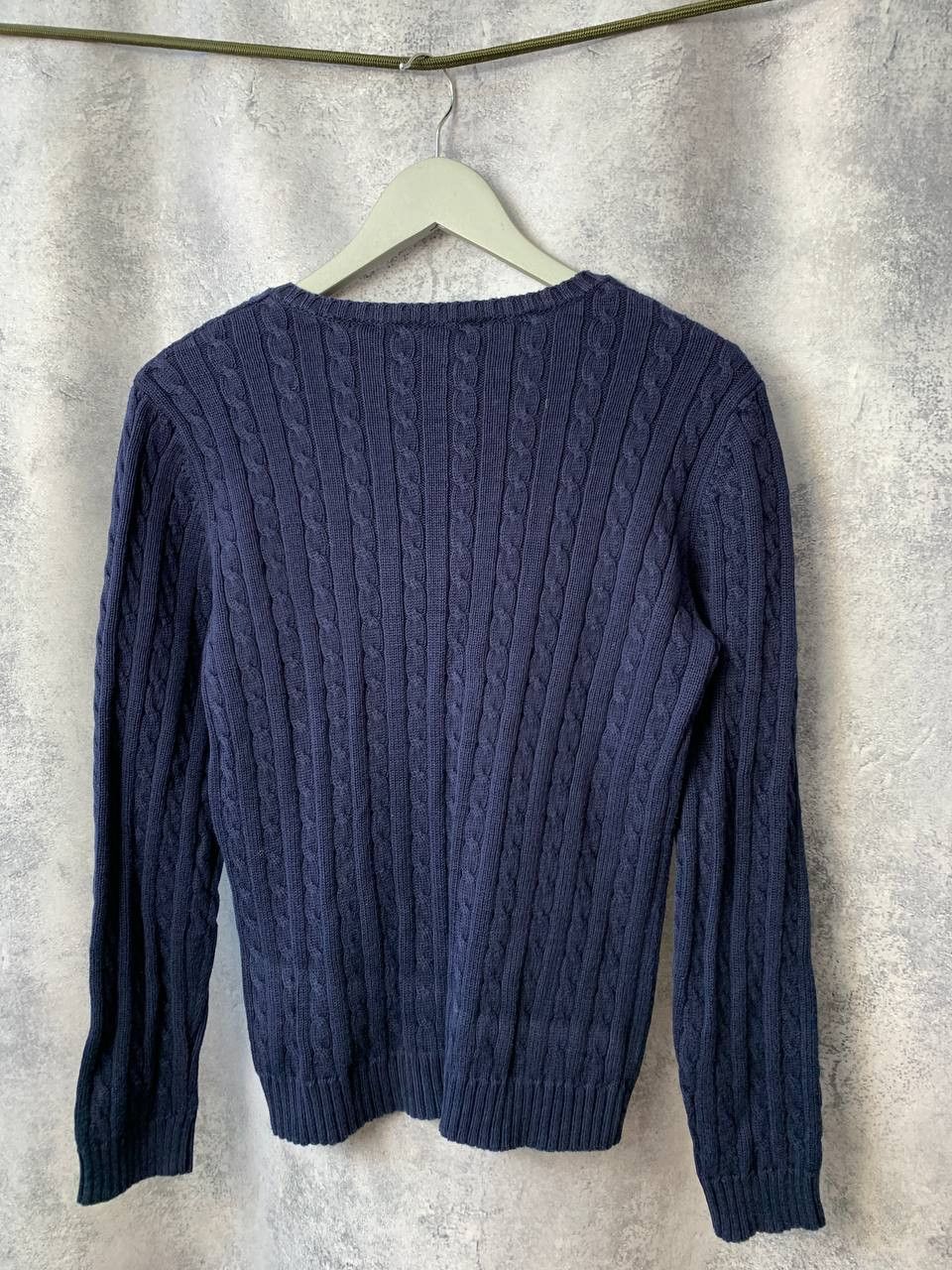 Lauren Ralph Lauren Lauren Ralph Lauren Green Label Cable Knit V-Neck Sweater Size M / US 6-8 / IT 42-44 - 6 Thumbnail