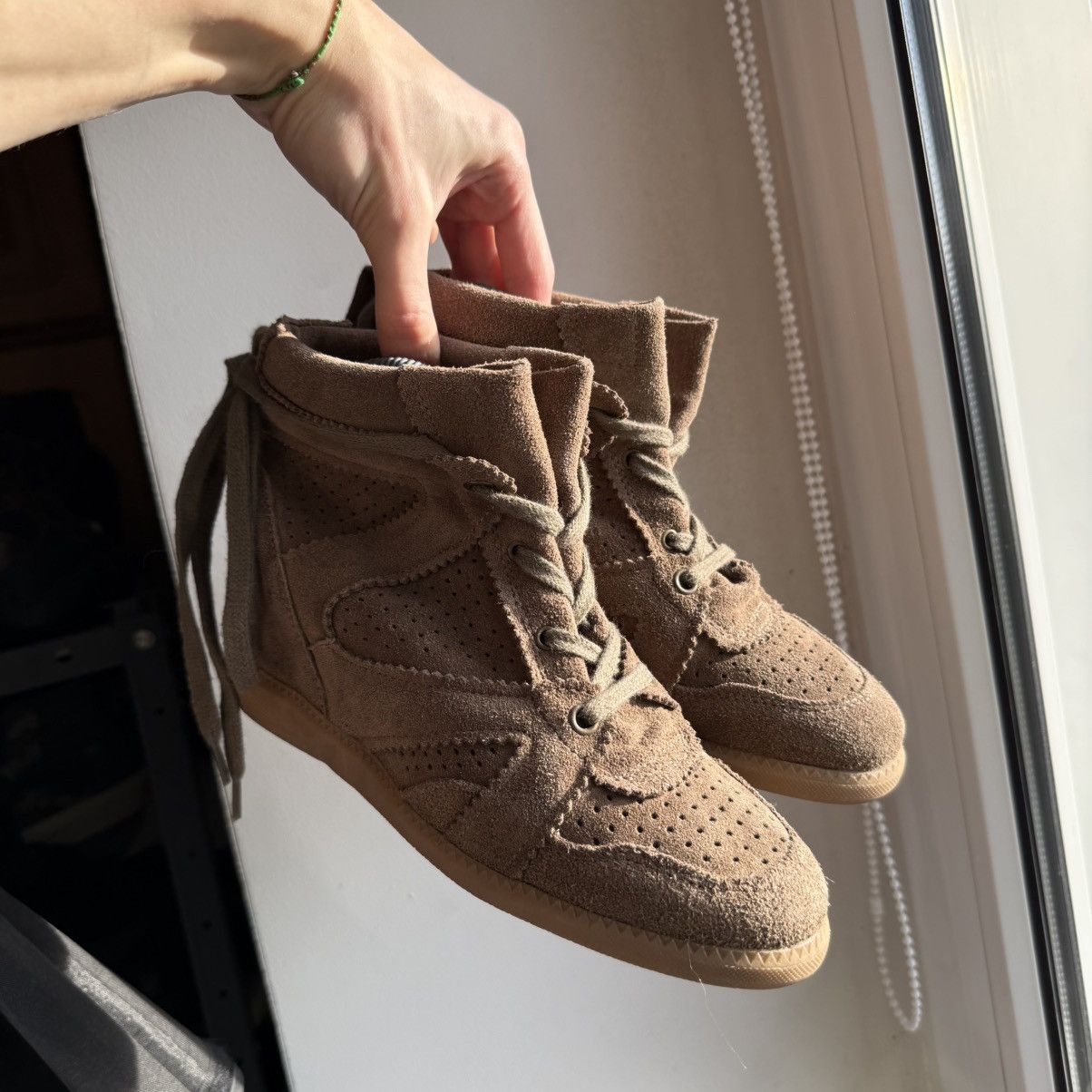 Other 📌 Crazy like Isabel Marant Style Bekett Wedge Sneakers Size US 7 / IT 37 - 1 Thumbnail