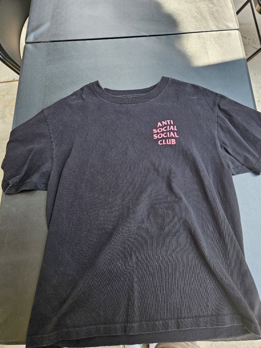 Anti Social Social Club Anti Social Social Club Pink Tee Size US L / EU 52-54 / 3 - 1 Thumbnail