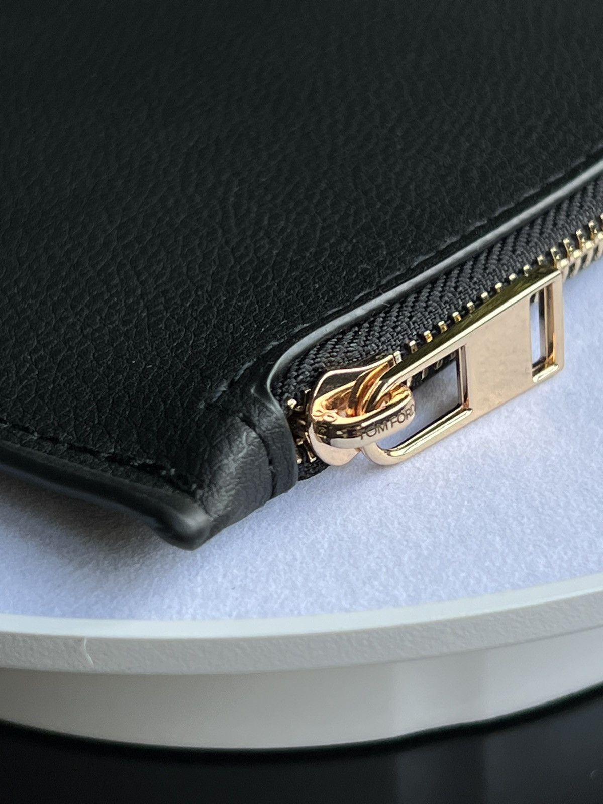 Tom Ford Tom Ford TF Logo Makeup Pouch Black 20.5x14.5cm Size ONE SIZE - 9 Thumbnail