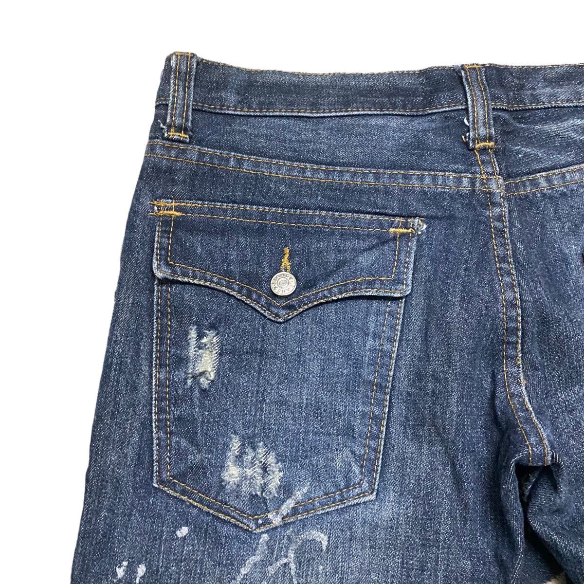 Le Grande Bleu (L.G.B.) Xfrm Clawmark Denim Flare Jeans Size US 32 / EU 48 - 11 Thumbnail