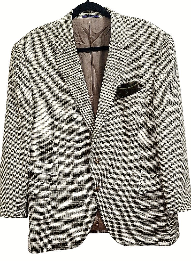 Ralph Lauren Ralph Lauren Purple Label Plaid Suit Jacket Size 49 R Size 48R - 2 Thumbnail