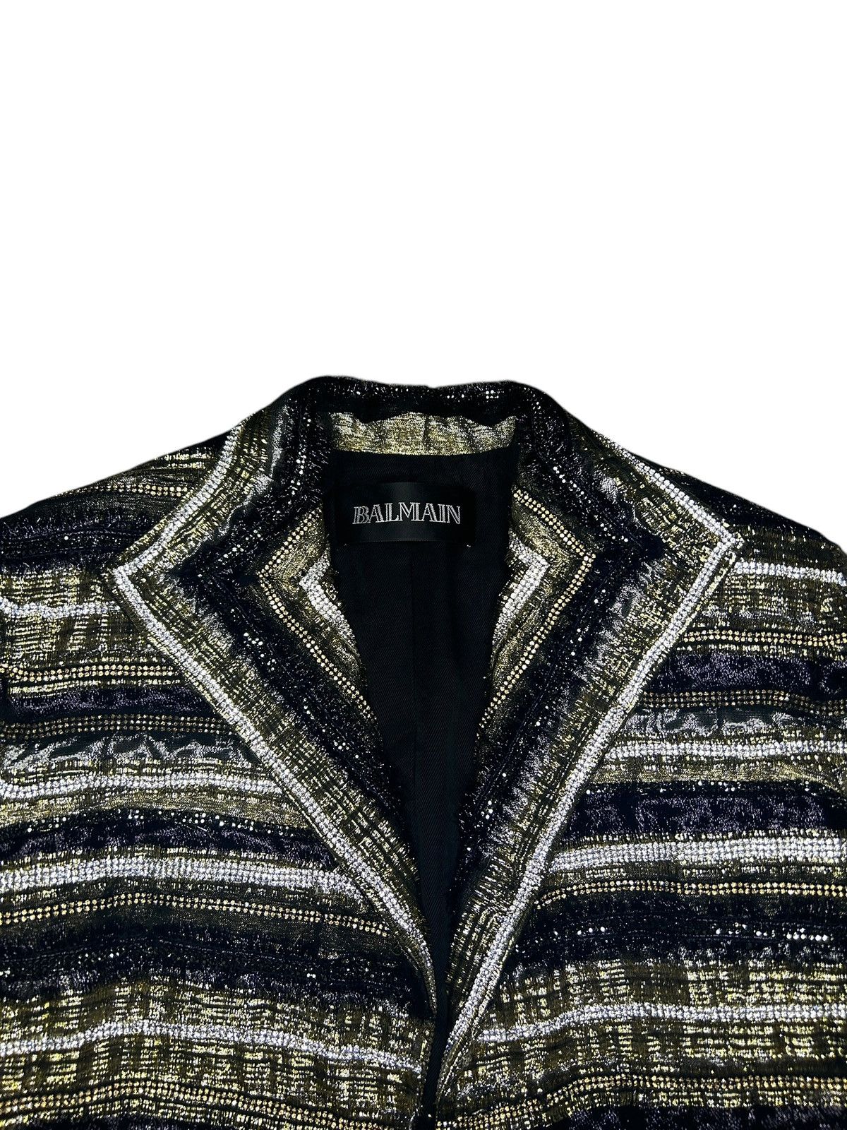 Balmain F/W 11 Decarnin Swarovski Embellished Jacket Size S / US 4 / IT 40 - 9 Thumbnail