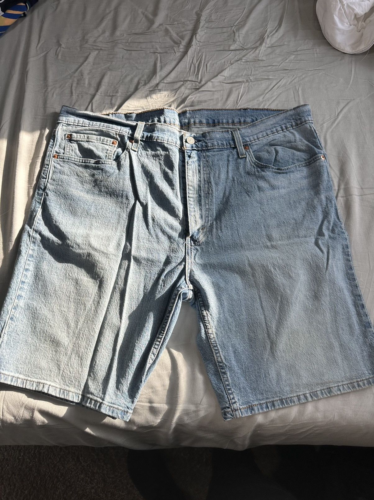 Levi's Blue Denim Levi’s Jean Shorts Size US 40 / EU 56 - 1 Thumbnail