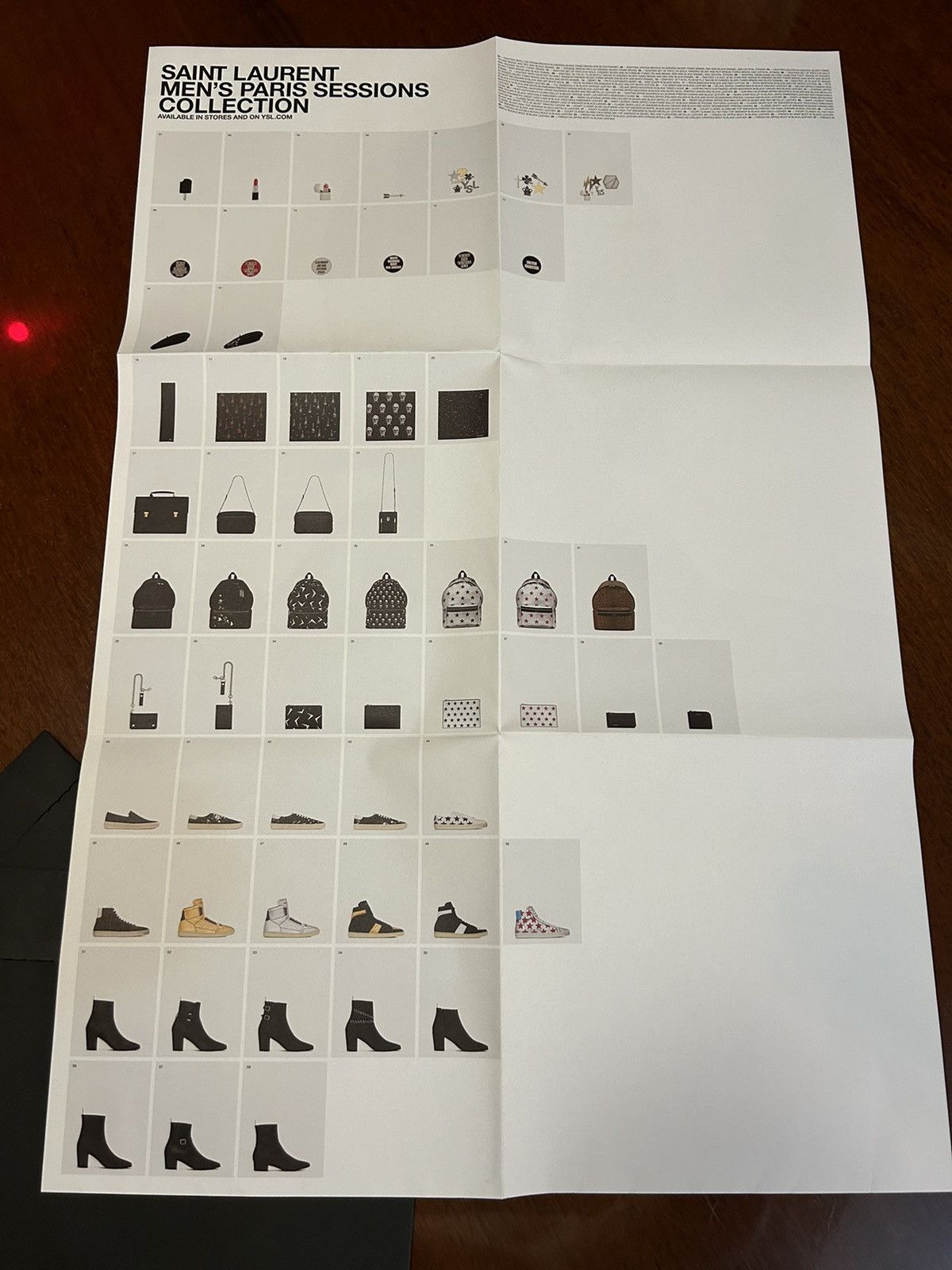 Hedi Slimane × Saint Laurent Paris Saint Laurent Paris Poster Size ONE SIZE - 2 Thumbnail