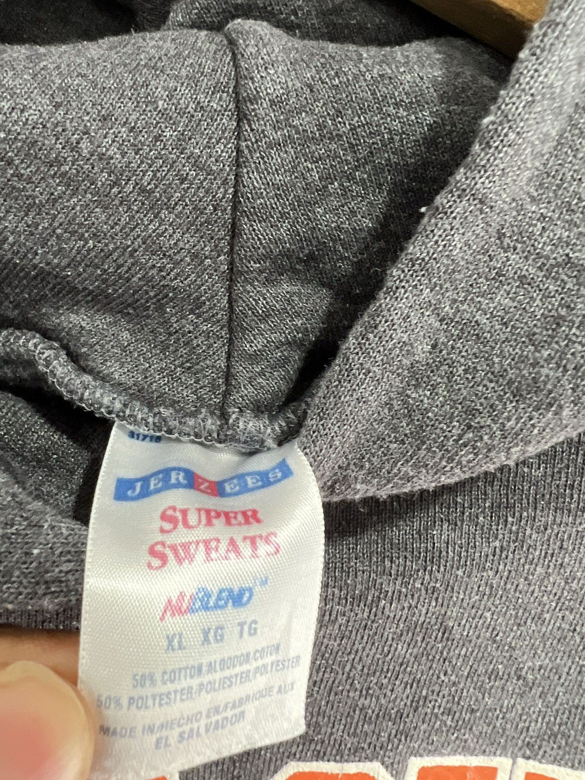 Vintage Vintage Syracuse Hoodie Sweater Sweatshirt spellout Size US XL / EU 56 / 4 - 4 Thumbnail