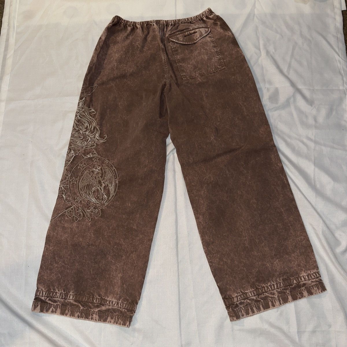 Acne Studios Acne Studios DC Comics Embroidered Trousers Old Pink / Rust Size US 33 - 8 Thumbnail