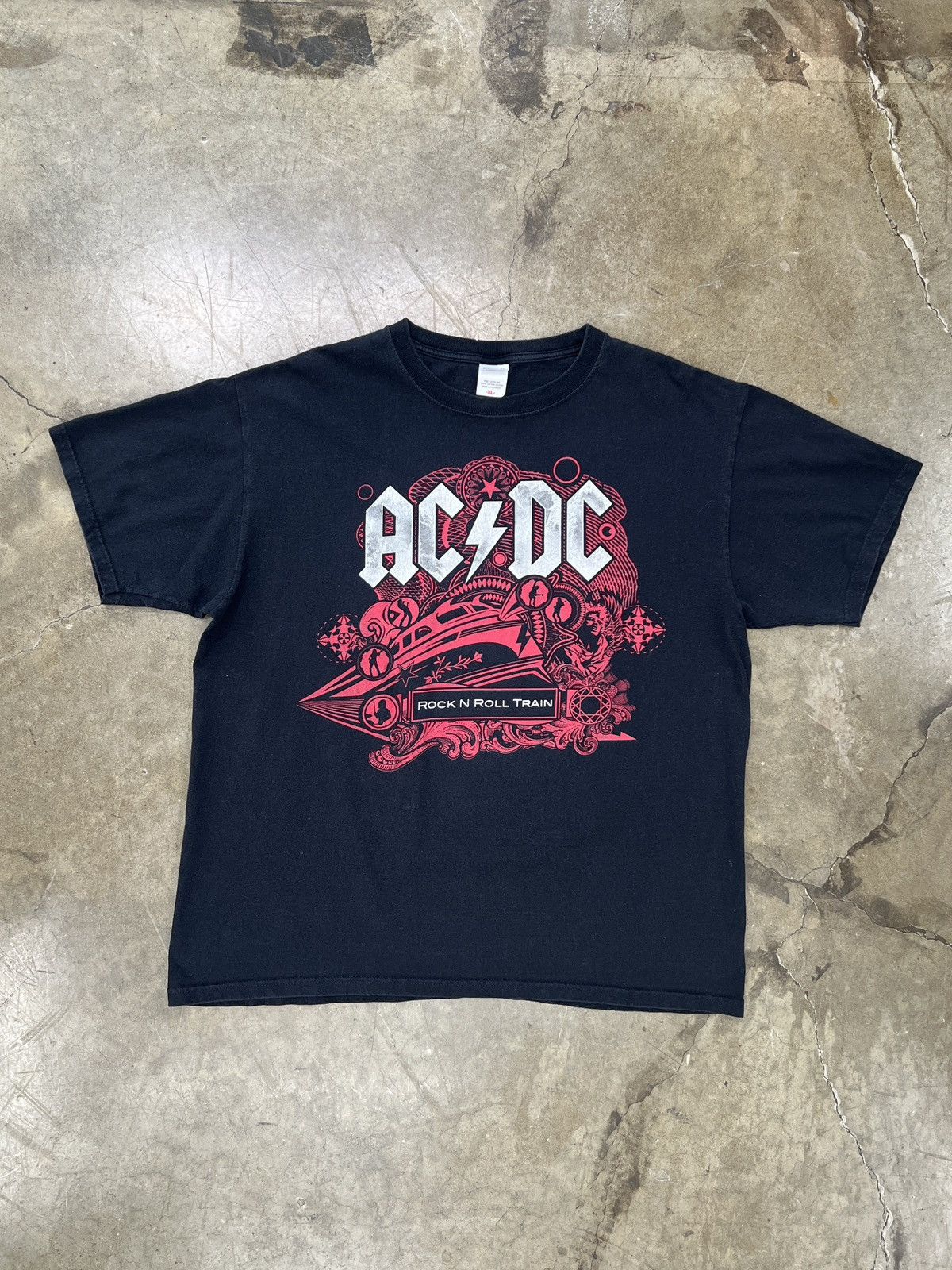 Band Tees × Vintage Vintage 2008 ACDC Black Ice America Tour Tee Sz. XL Size US XL / EU 56 / 4 - 2 Thumbnail