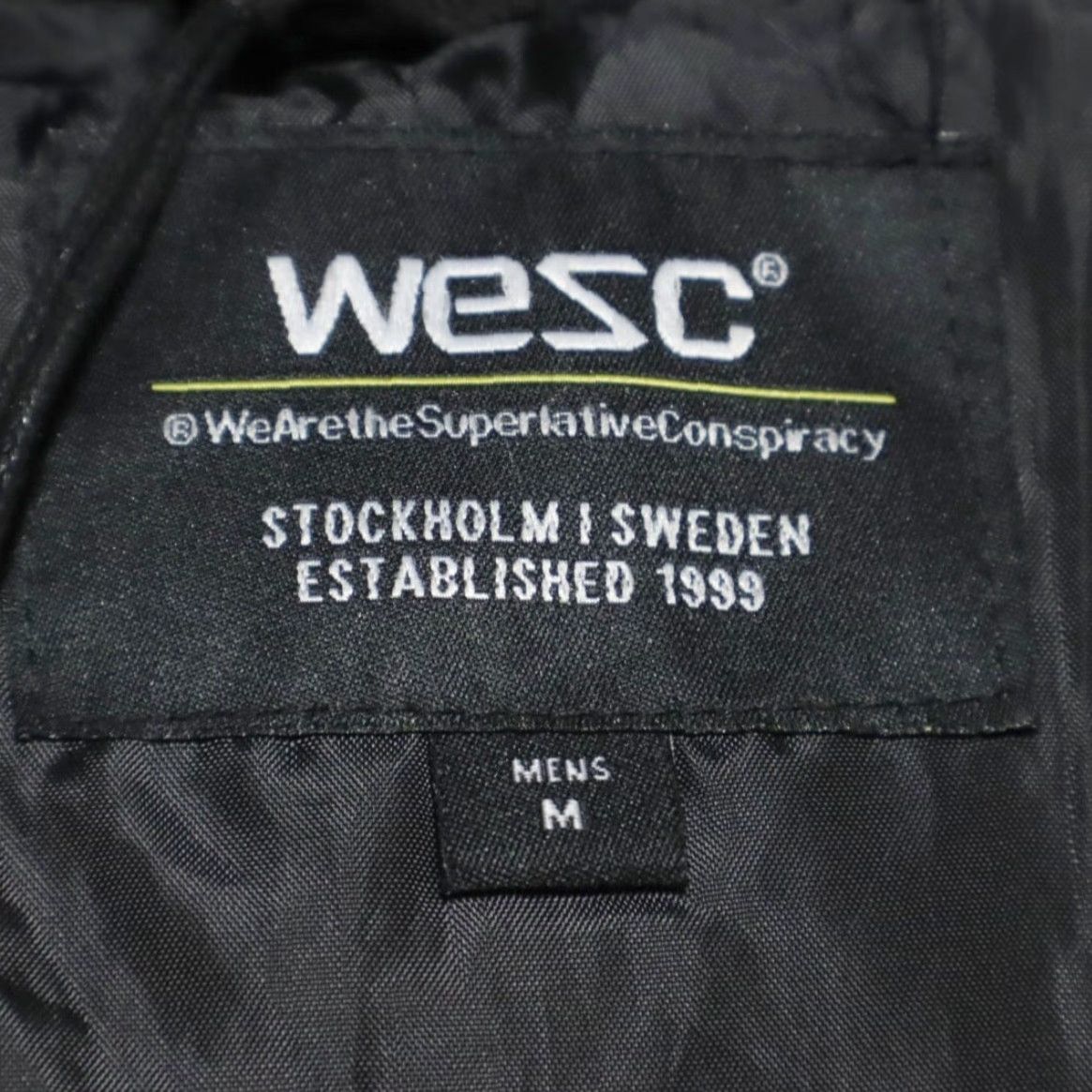 WeSC Wesc Bandana Puffer All Over Print Mock Long Sleeve Jacket Black Men's L Shirt Size US L / EU 52-54 / 3 - 5 Thumbnail