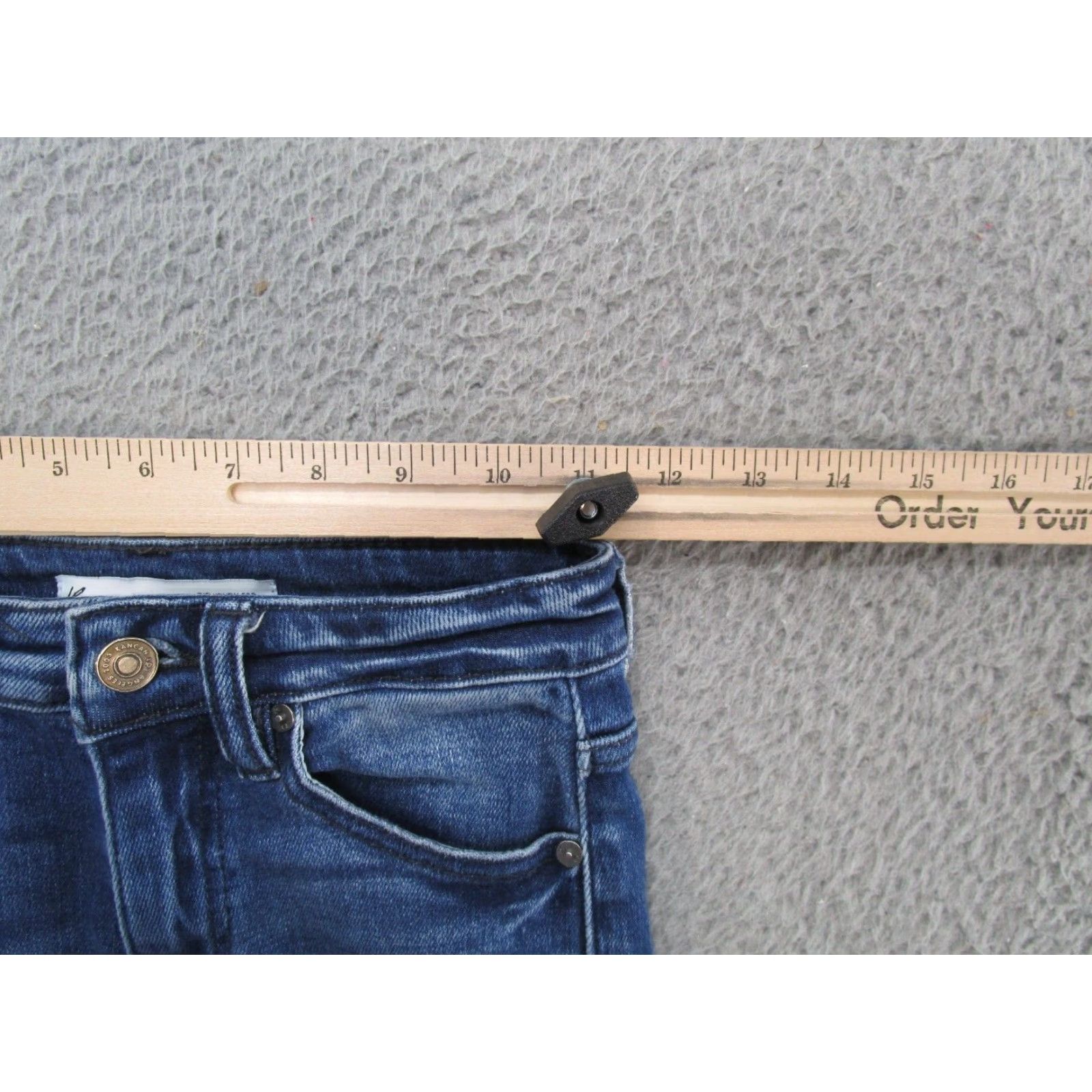 Vintage Kancan Jeans Women's Stretch Ankle Skinny Jeans Blue 23 Slim Fit KanCan Womens Size 23 Skinny Size 40" / US 18 - 6 Thumbnail