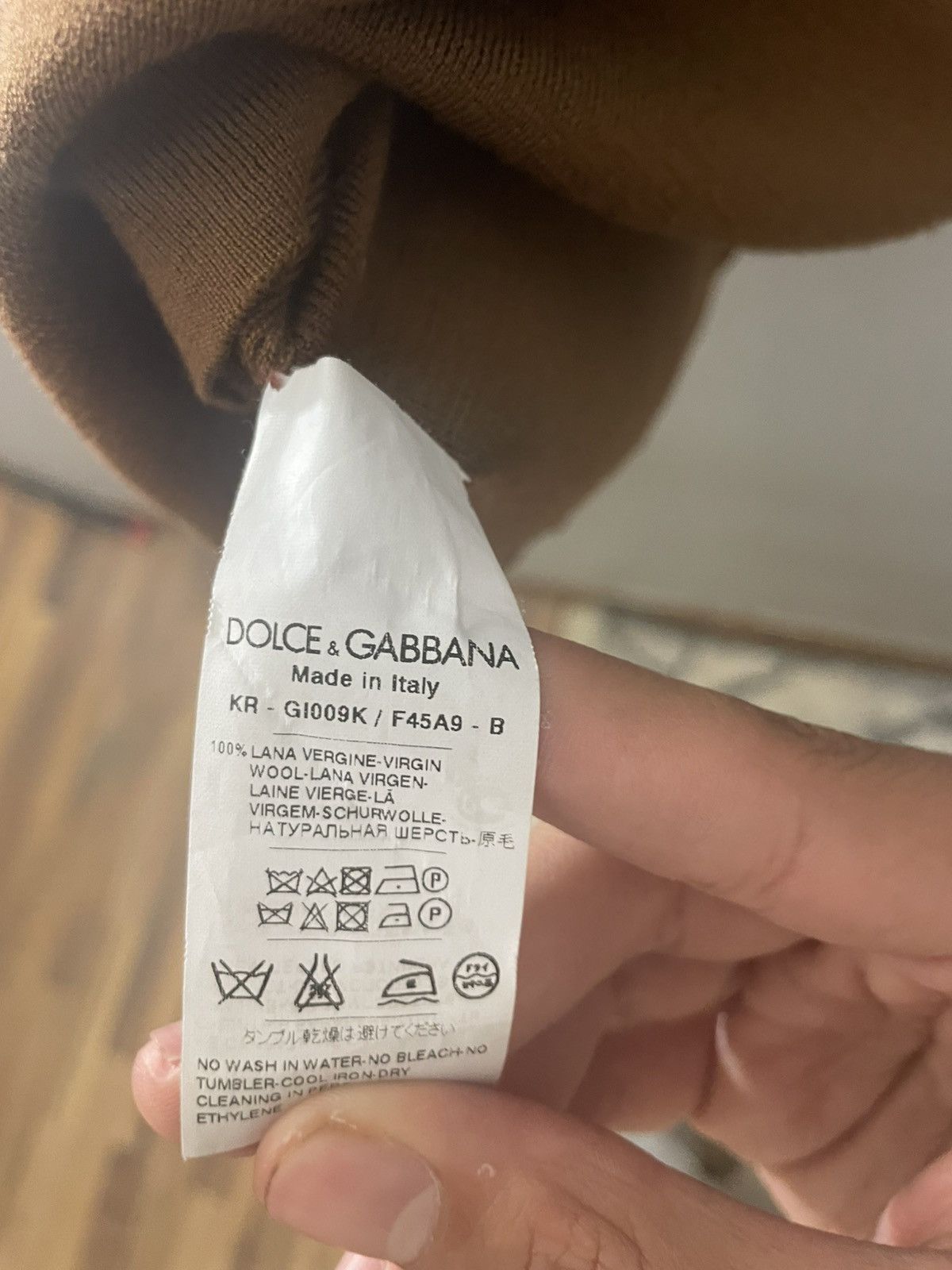 Dolce & Gabbana Dolce & Gabbana Wool Sweater Size US M / EU 48-50 / 2 - 5 Thumbnail