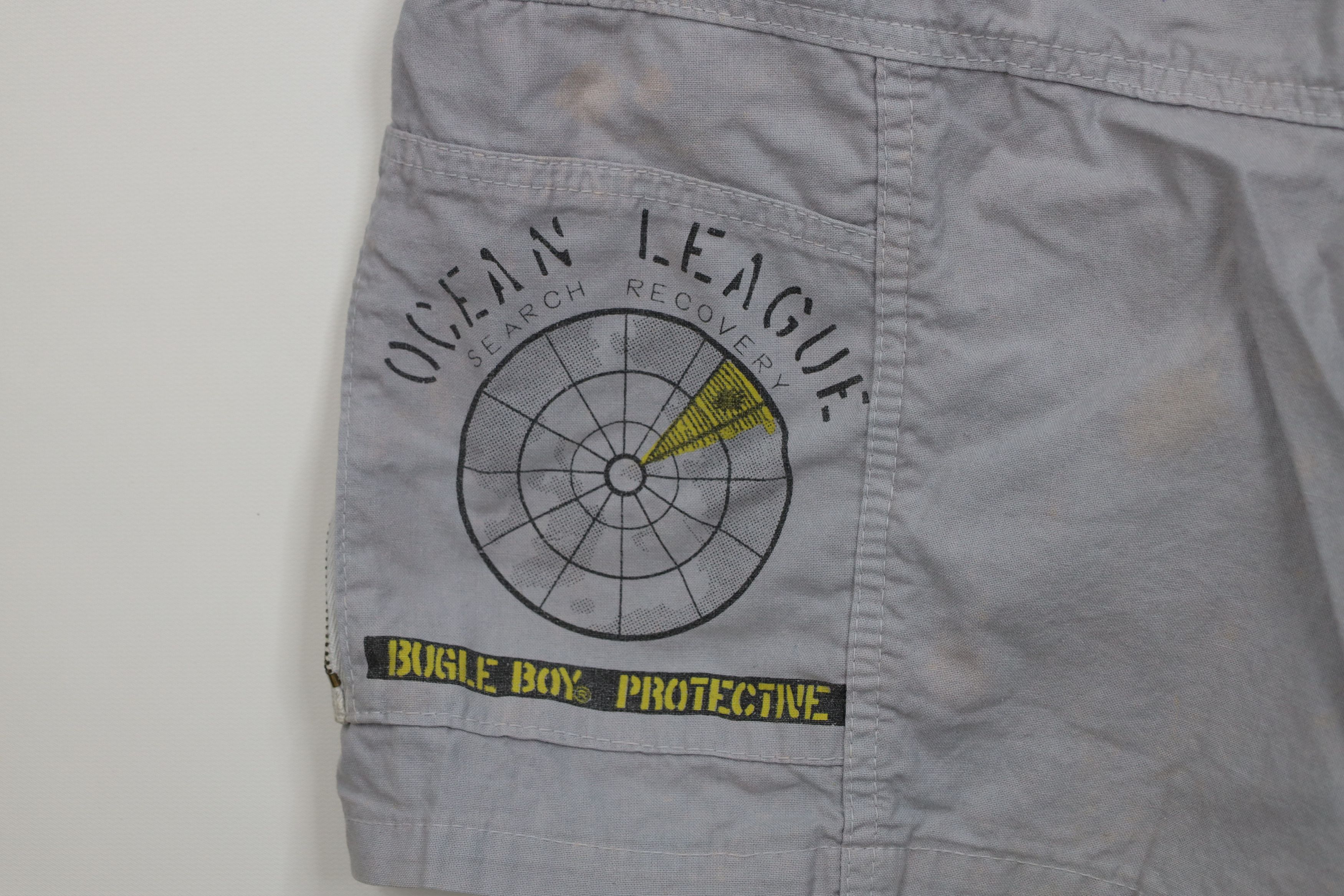 Vintage Vintage 90s Bugle Boy Ocean League Pleated Shorts Gray Size US 32 / EU 48 - 5 Thumbnail
