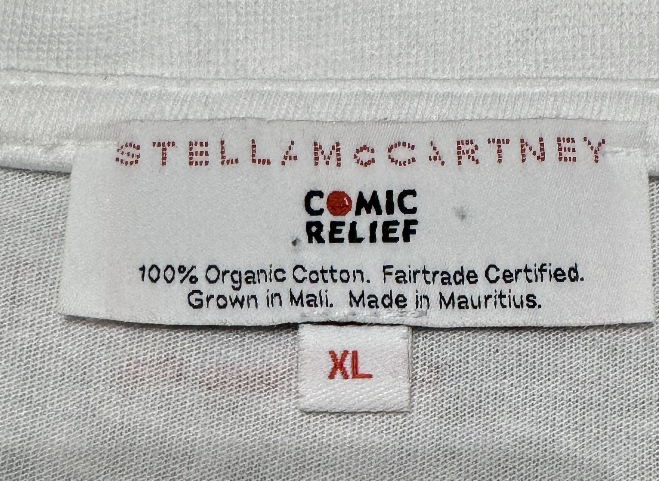Band Tees Stella McCartney Comic Relief Red Noise Day T-Shirt Size US XL / EU 56 / 4 - 5 Thumbnail