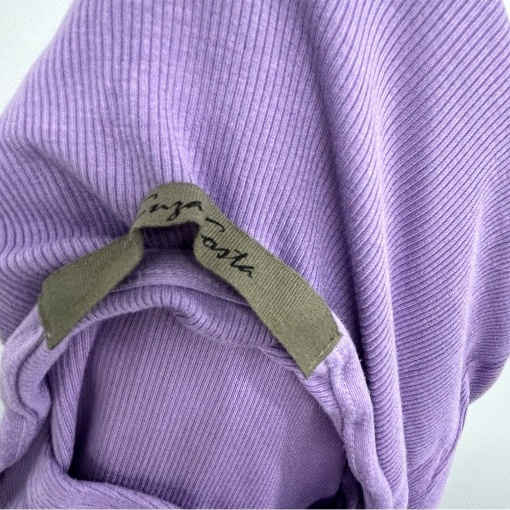 Enza Costa ENZA COSTA KEYHOLE HALTER BODYSUIT IN DARK LAVENDER Size L / US 10 / IT 46 - 8 Thumbnail
