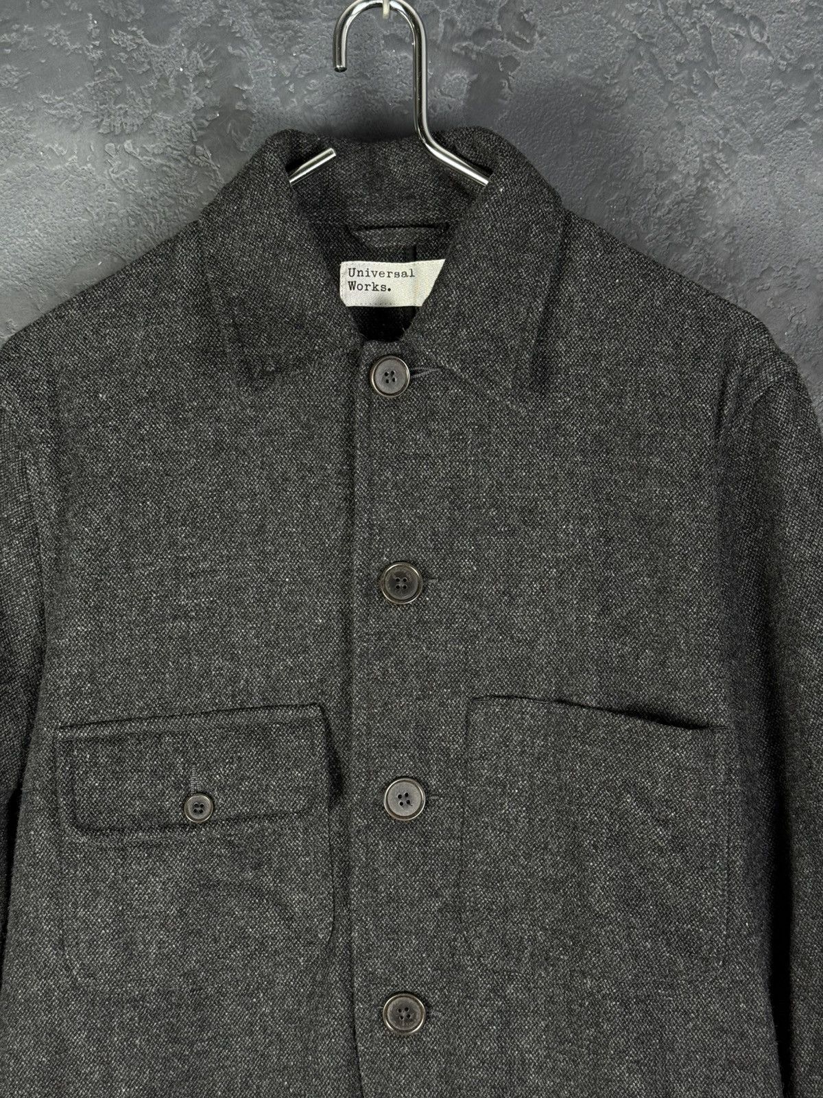 Universal Works Universal Works Merchant Jacket Grey Anders Wool Upcycled Size US M / EU 48-50 / 2 - 7 Thumbnail