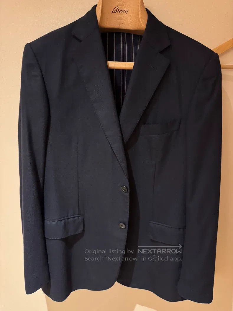 Brioni Brioni Handmade wool single suit Size US L / EU 52-54 / 3 - 1 Thumbnail