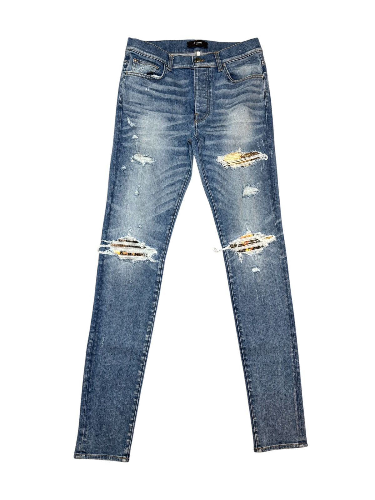 Amiri Amiri MX1 Light Indigo Jeans Sz 33 Blue | Grailed