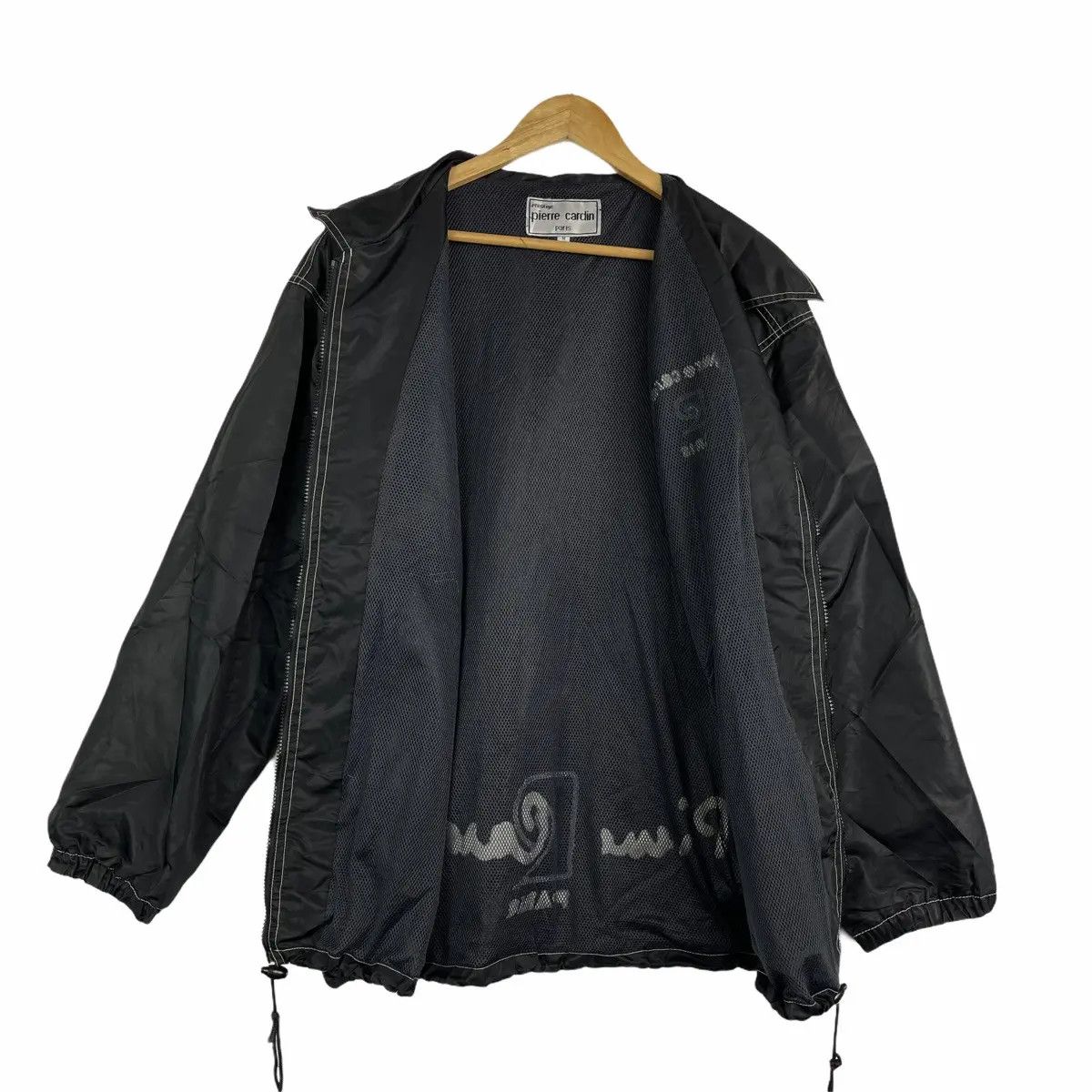 Pierre Cardin Vtg PIERRE CARDIN Black Jacket Brown Color Coat Pullover Size US M / EU 48-50 / 2 - 6 Thumbnail