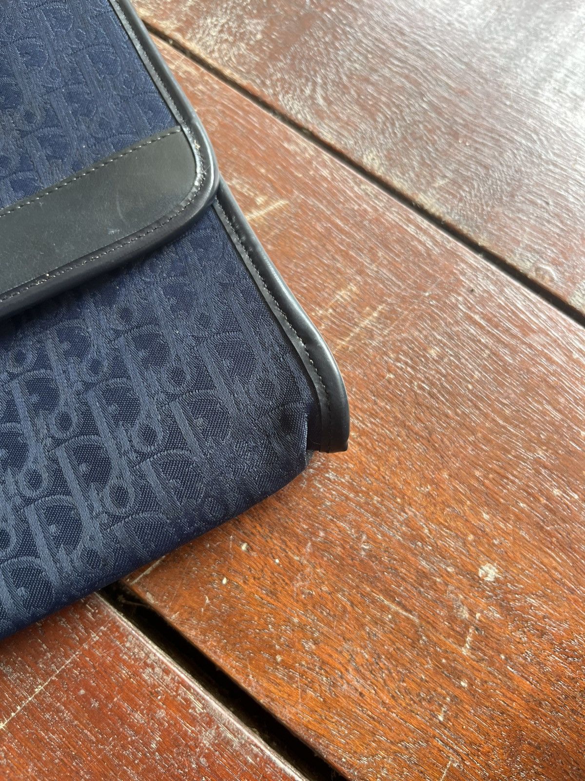 Dior 💥 Christian Dior Trotter Logo Jacquard Chain bag Navy 2cds2t Size ONE SIZE - 2 Thumbnail