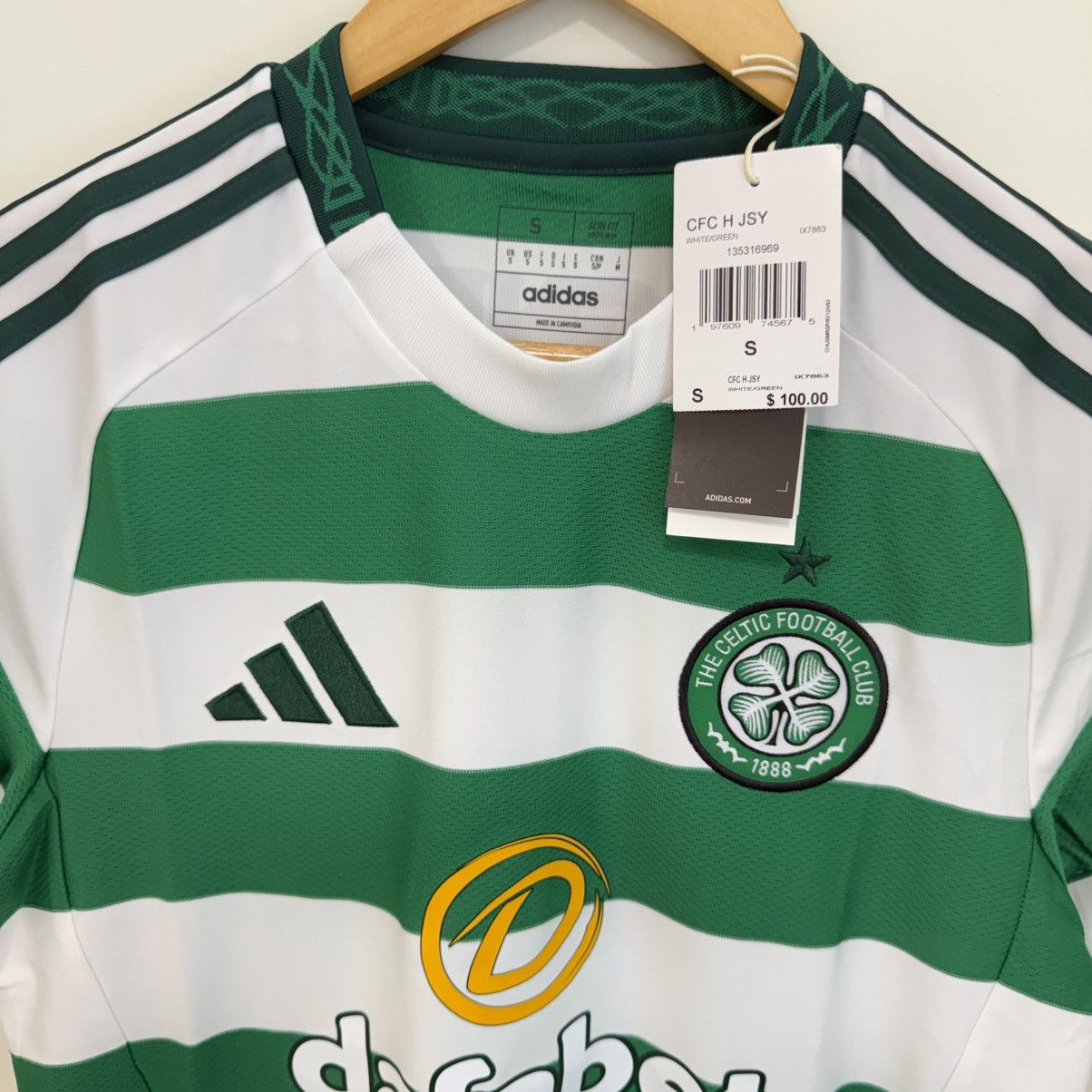Adidas Celtic Fc Home 24/25 Kit Size US S / EU 44-46 / 1 - 2 Thumbnail