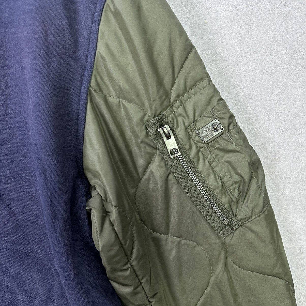 Diesel Zip Hoodie Jacket Navy Olive