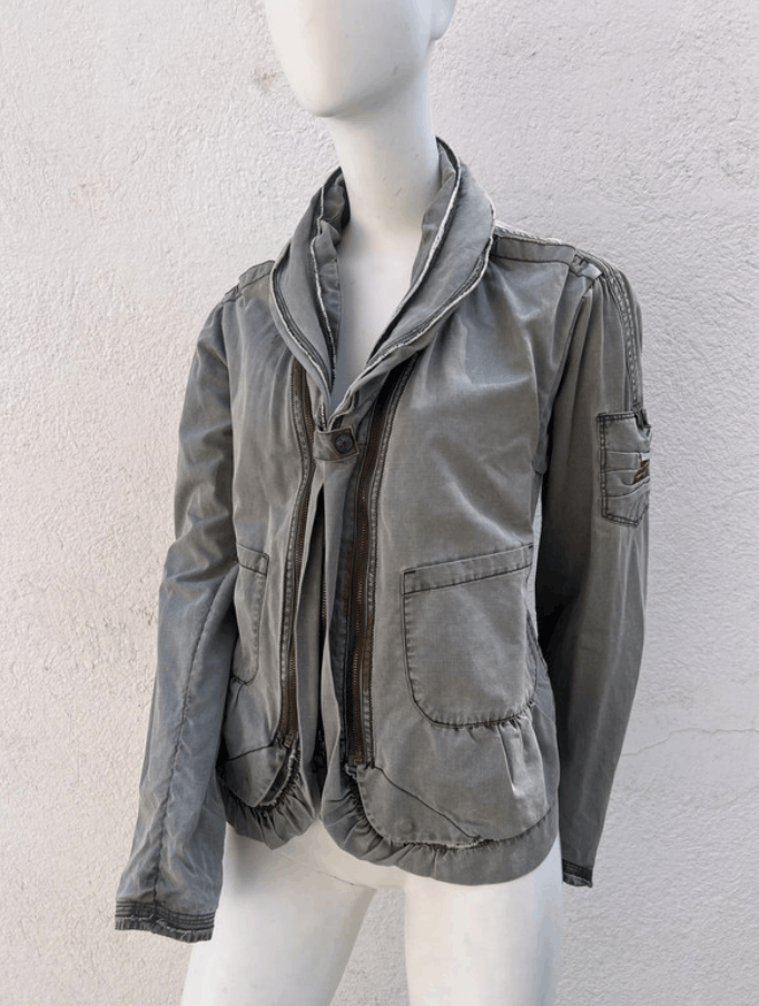Marithe + Francois Girbaud Marithe Francois Girbaud Jacket Bomber Multipocket EX0099 Size M / US 6-8 / IT 42-44 - 9 Thumbnail