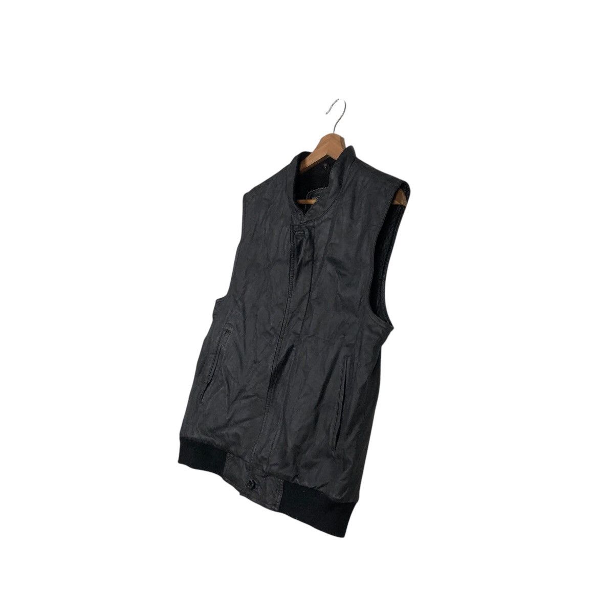 Japanese Brand × Vintage 📌Vintage Biker Wear Vest Jacket Friendly Word Size US M / EU 48-50 / 2 - 3 Thumbnail