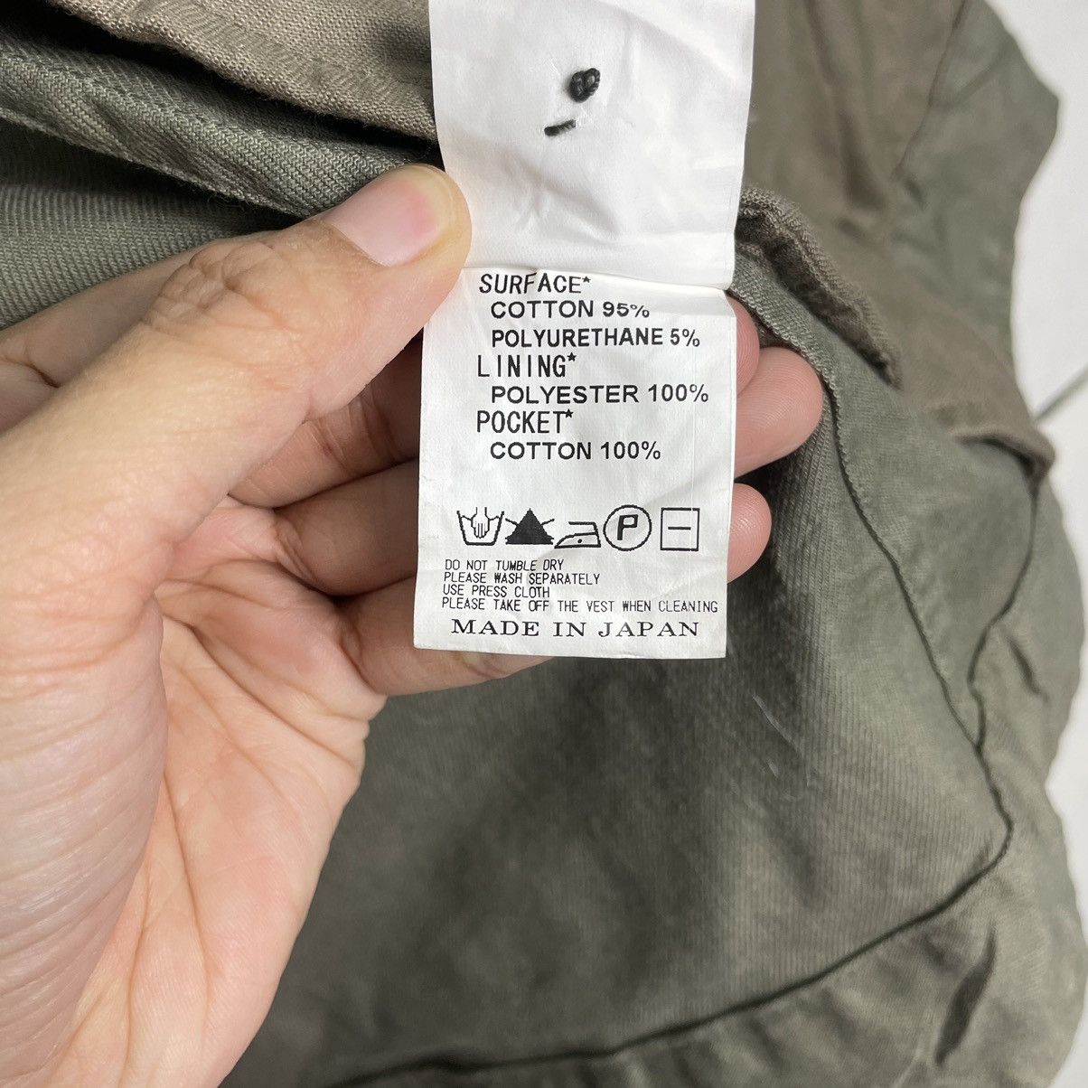 Japanese Brand × Undecorated Man 💥UNDECORATED MAN AW2012 MOUTON VEST CARGO JACKET Size US M / EU 48-50 / 2 - 18 Thumbnail