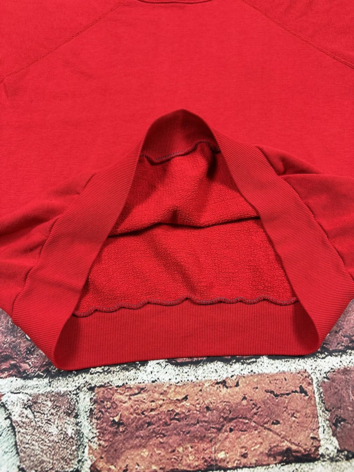 Tultex × Vintage Vintage Tultex Sweatshirt Short Sleeve Crewneck Blank Size US L / EU 52-54 / 3 - 4 Thumbnail