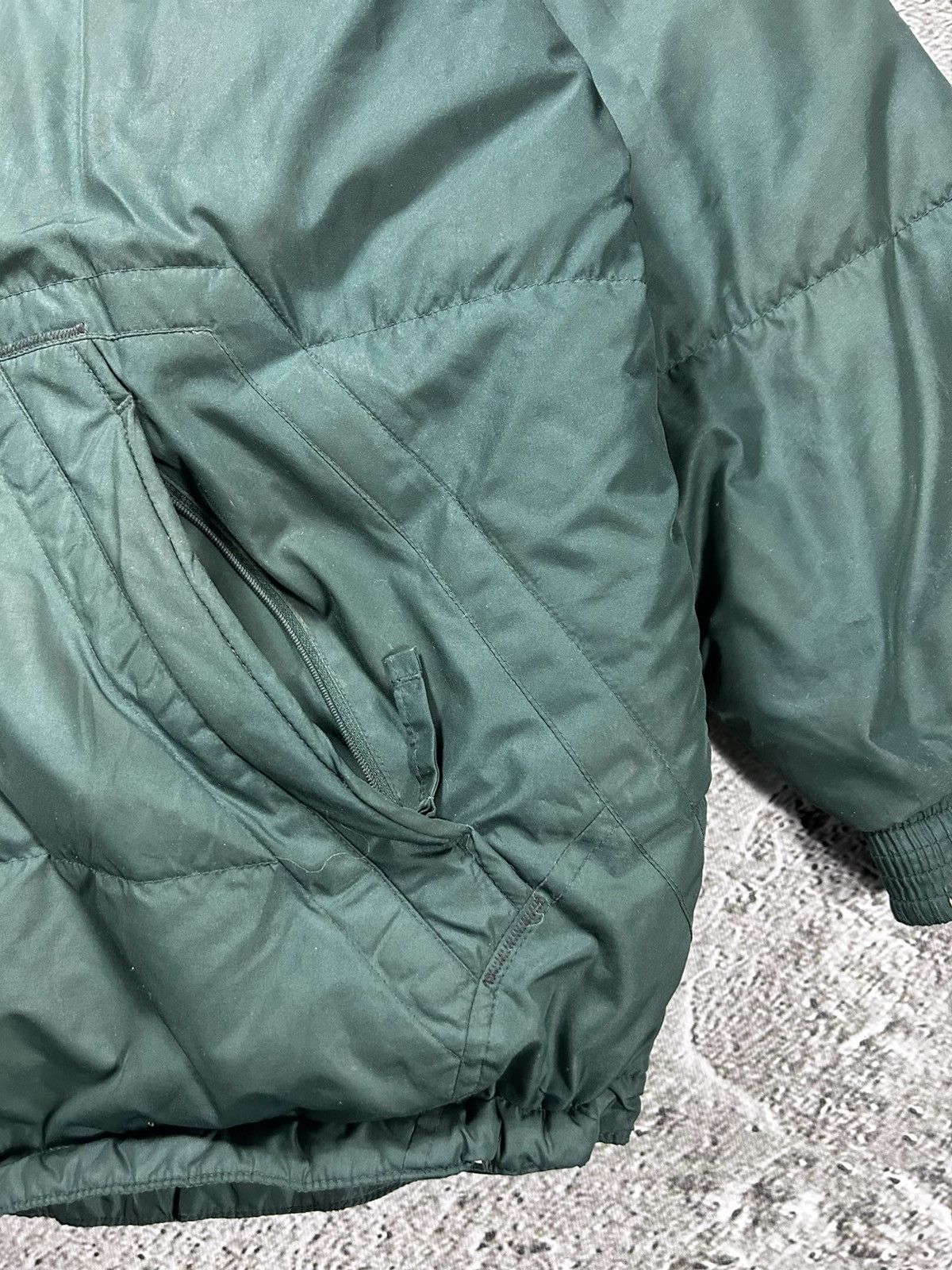 Nike × Vintage Nike puffer jacket green vintage big swoosh Y2K Size US XL / EU 56 / 4 - 3 Thumbnail