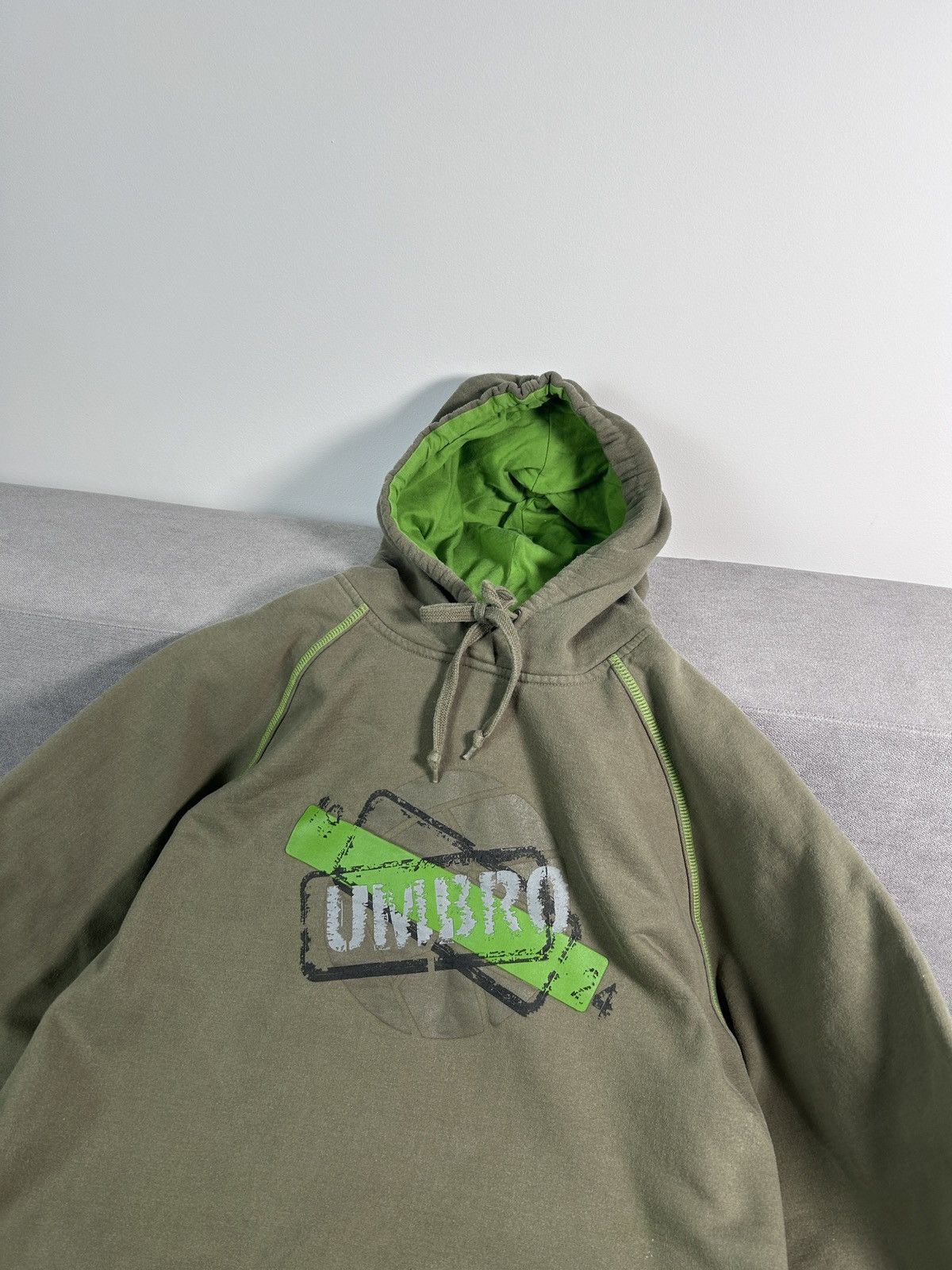 Umbro × Vintage Umbro black drill baggy vintage hoodie Size US M / EU 48-50 / 2 - 3 Thumbnail