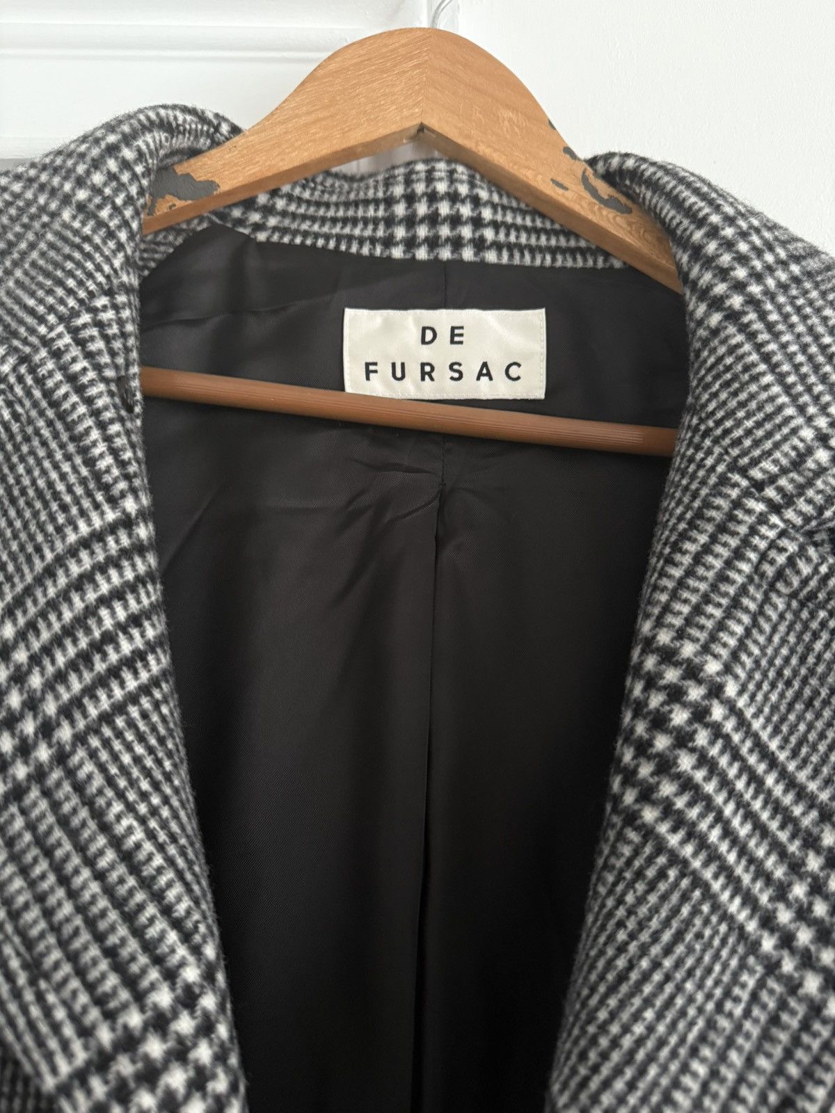De Fursac De Fursac Plaid Coat Size US M / EU 48-50 / 2 - 2 Thumbnail