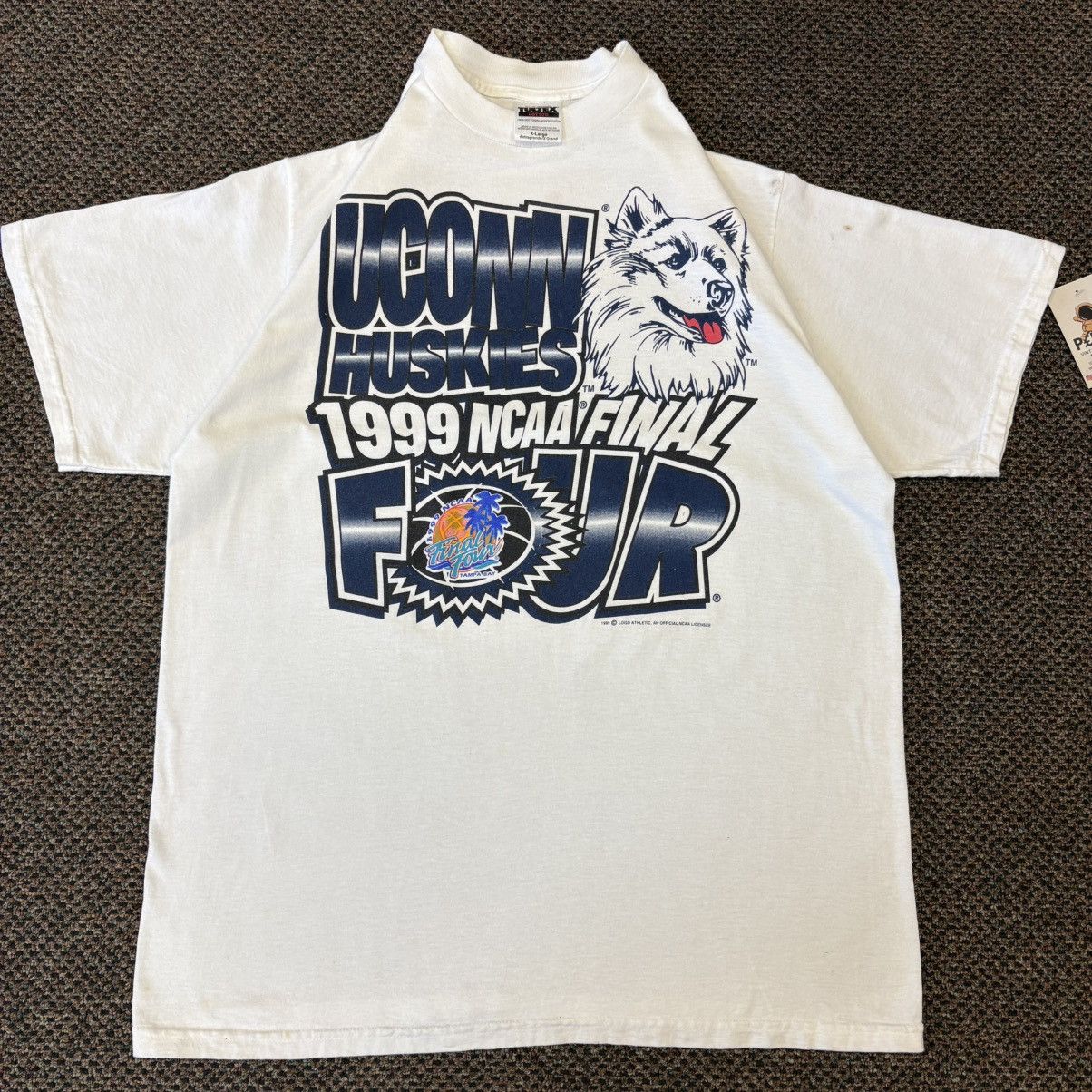Tultex Vintage UCONN Huskies 1999 Final Four T-shirt Size XL Size US XL / EU 56 / 4 - 1 Thumbnail