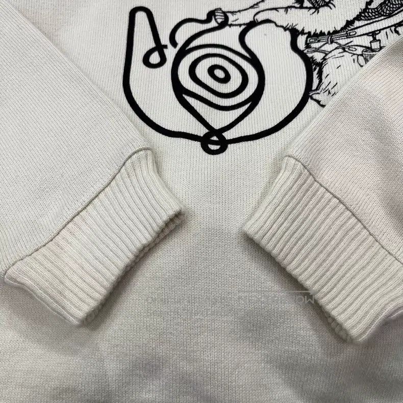Loewe Loewe White Sweater with Large Logo Size XS / US 0-2 / IT 36-38 - 6 Thumbnail