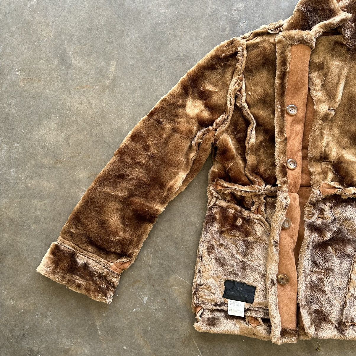 Japanese Brand Vintage Japanese Glass Line Fur Heavy Coats With Pocket Rare Size US M / EU 48-50 / 2 - 7 Thumbnail