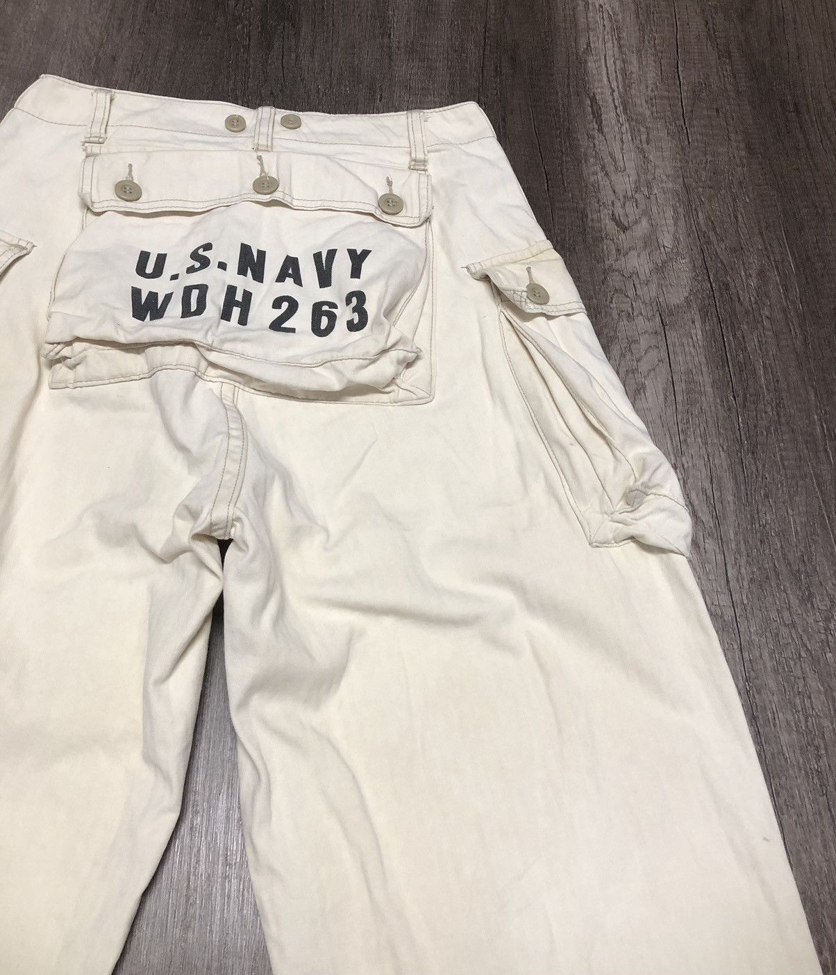 Vintage VINTAGE U.S.NAVY WDH 263 CARGO PANT Size US 27 - 9 Thumbnail