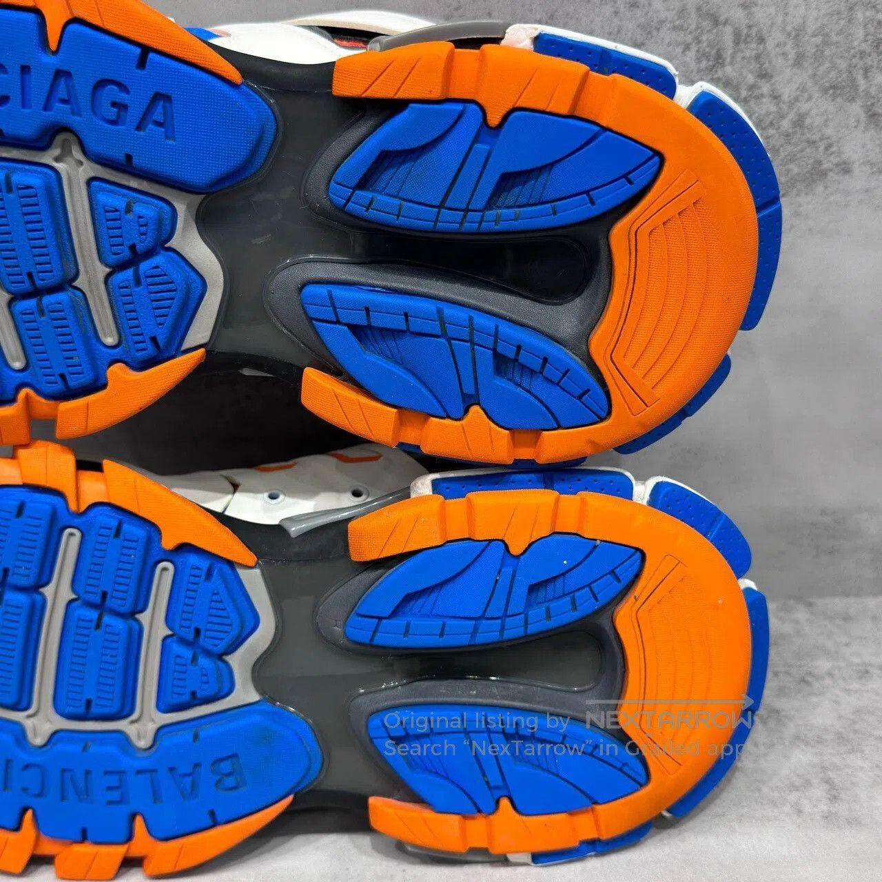 Balenciaga Balenciaga Track Sneakers in White Blue Orange. Size US 7 / EU 40 - 9 Thumbnail