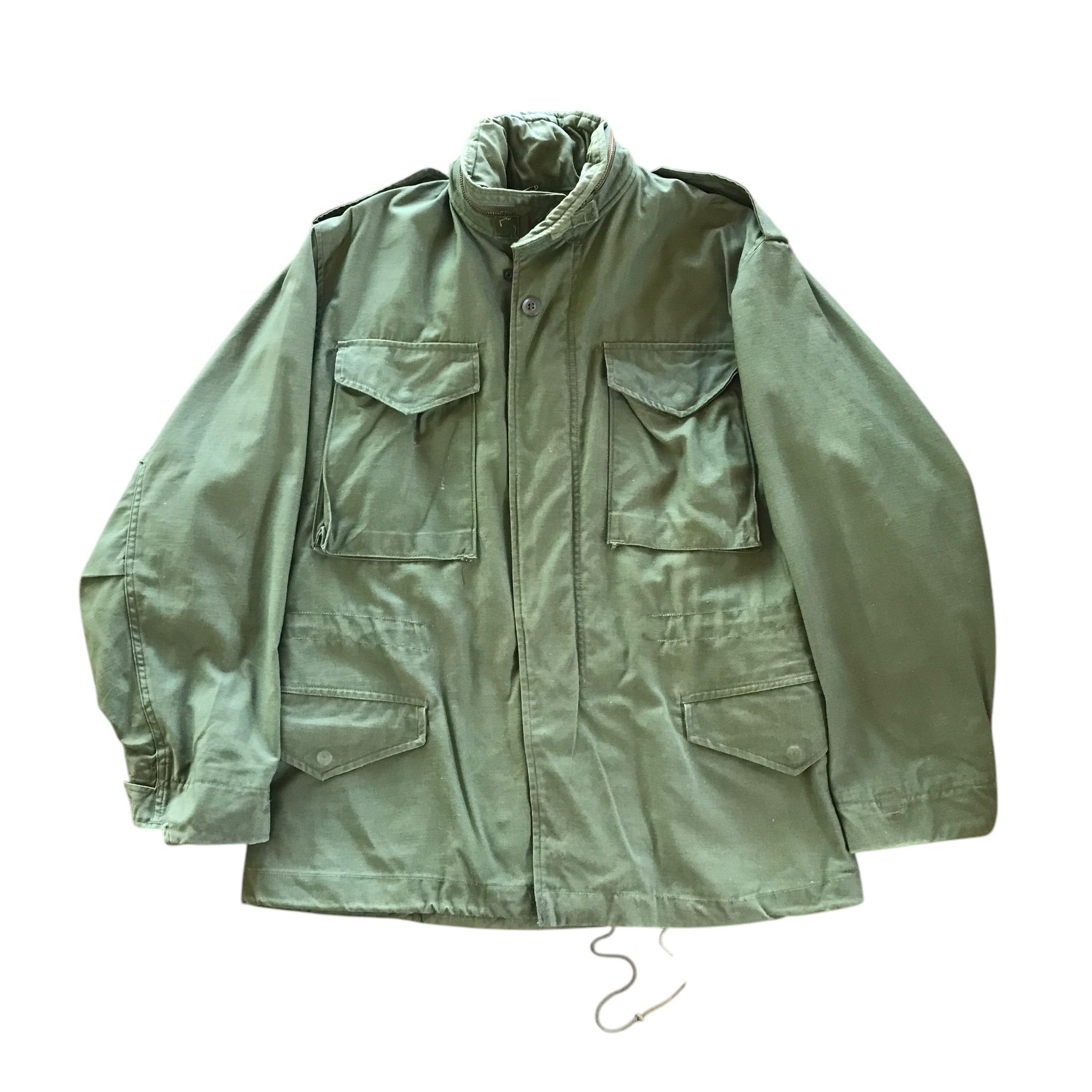 Vintage US Army Green Jacket Man Field Jacket