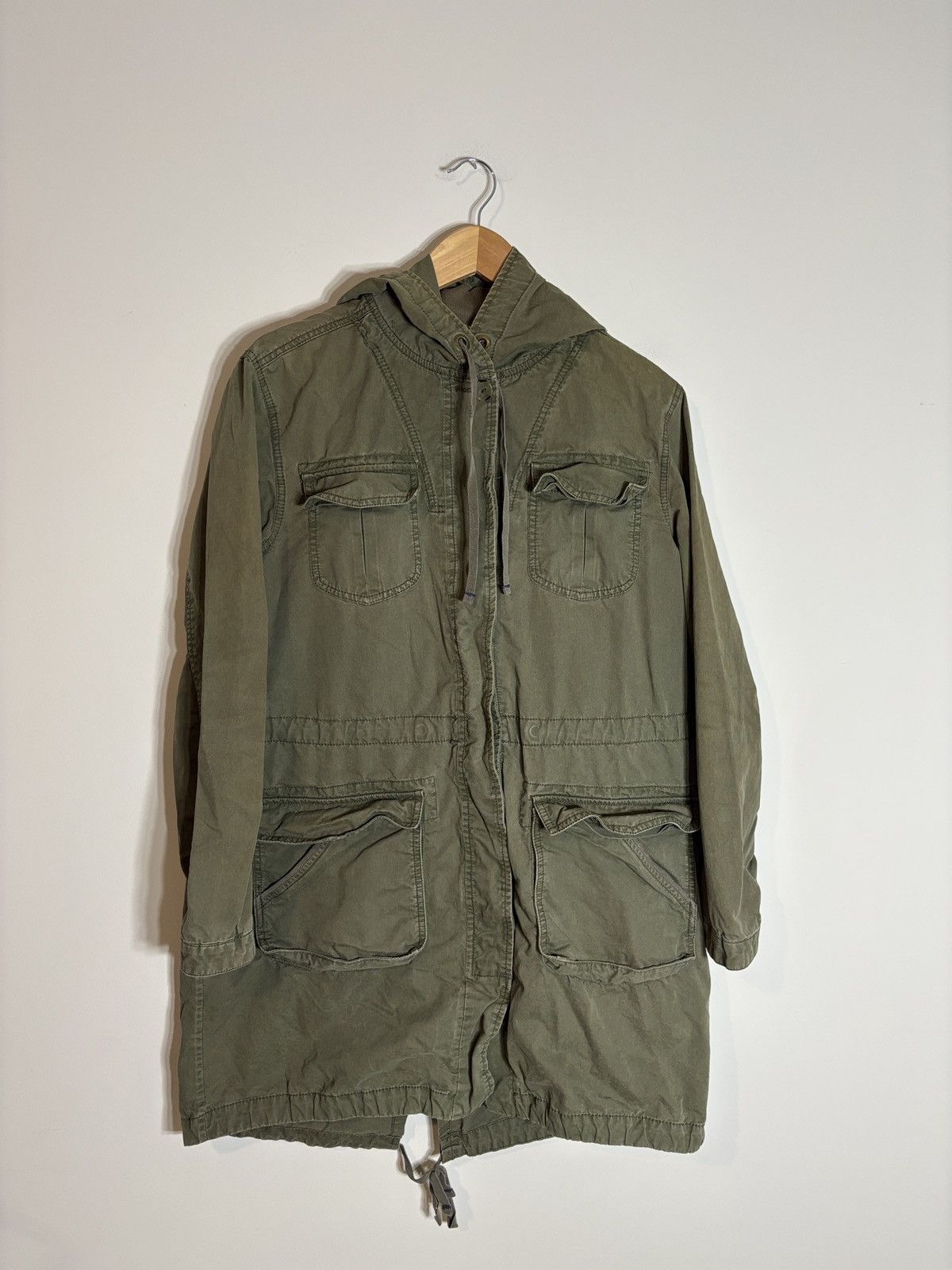 Old Navy Vintage Y2K Old Navy Olive Green Military Field Jacket Large Size L / US 10 / IT 46 - 1 Thumbnail