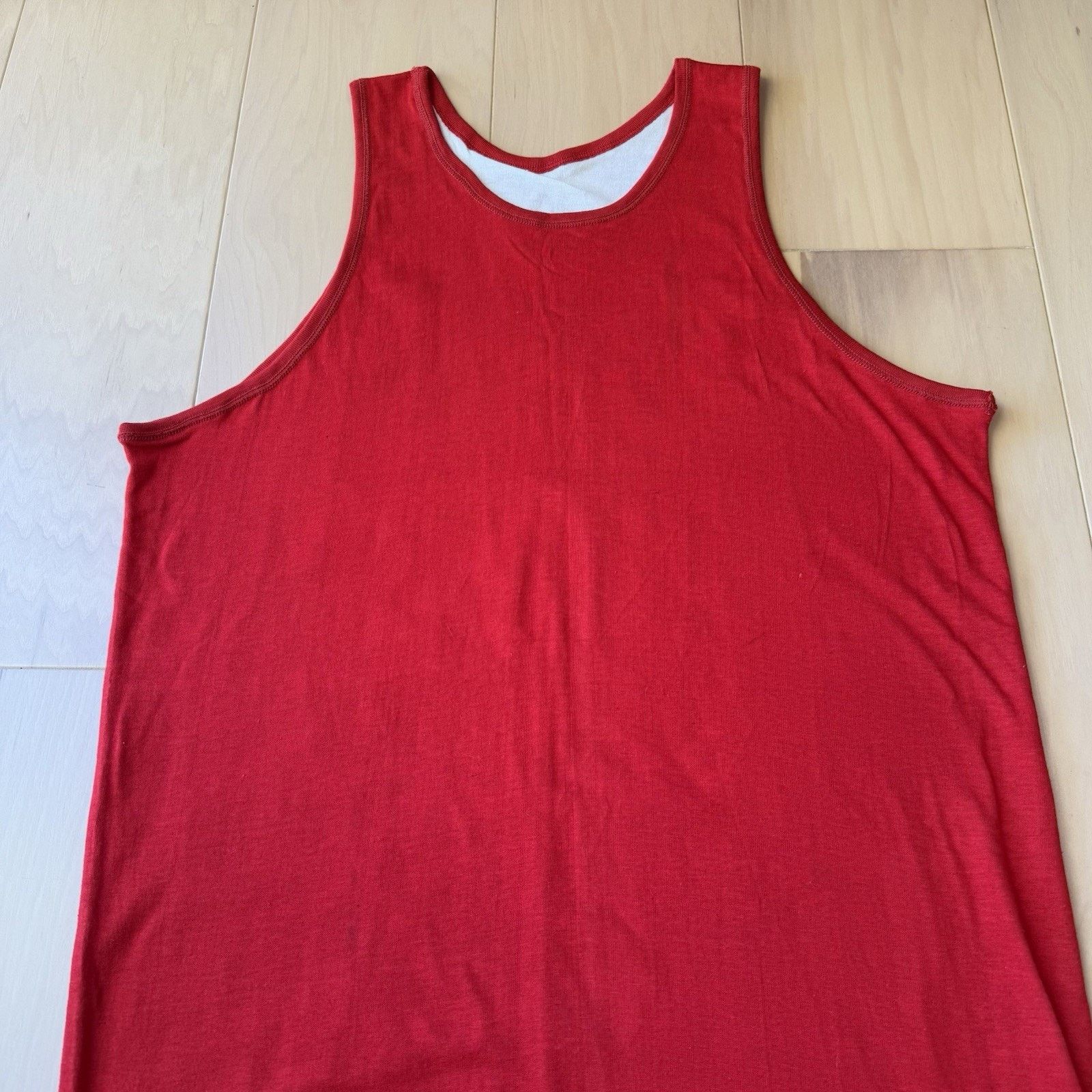 Champion Vintage Champion Running Man Double Face Tank XL Red White Size US XL / EU 56 / 4 - 3 Thumbnail