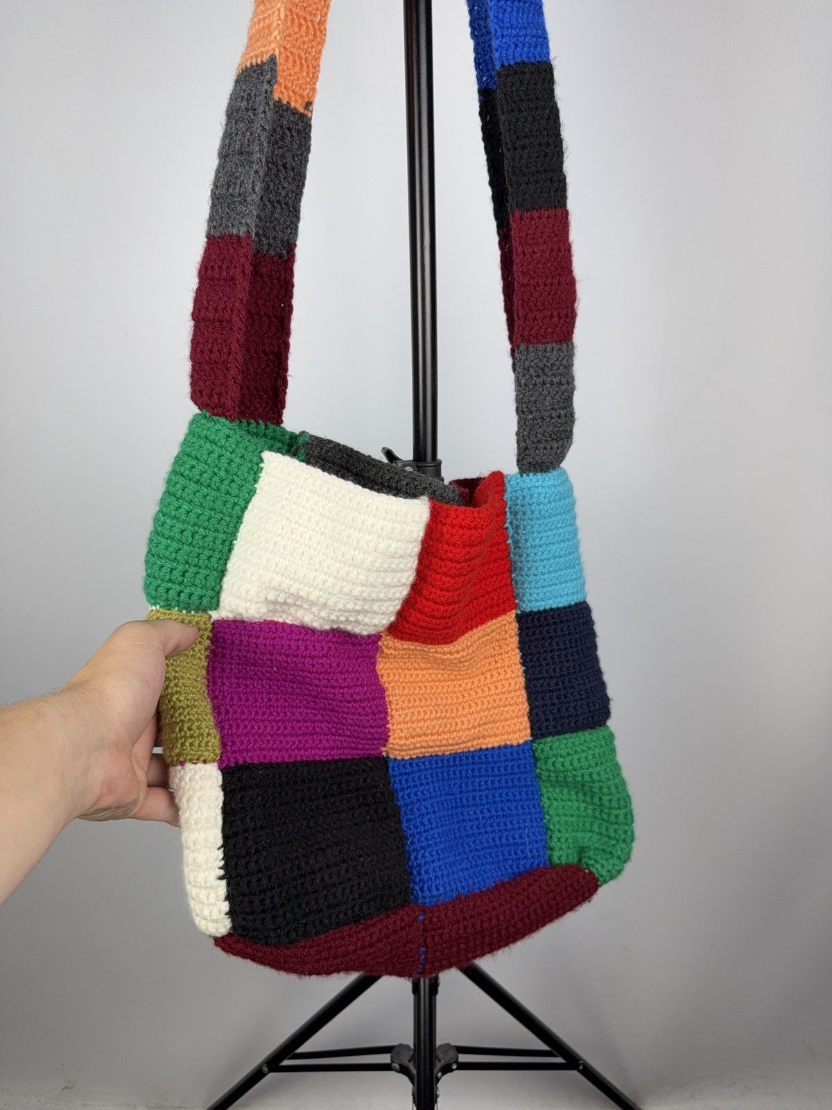 Japanese Brand Japanese style Handmade Knit Y2K 00s Retro Boho bag Size ONE SIZE - 2 Thumbnail
