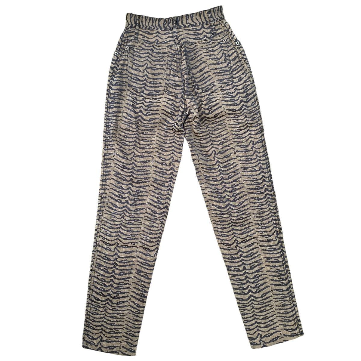 Fendi Vintage Fendi Tiger Stripe High Waist Trousers Pants Size 24" / US 00 / IT 34 - 2 Thumbnail